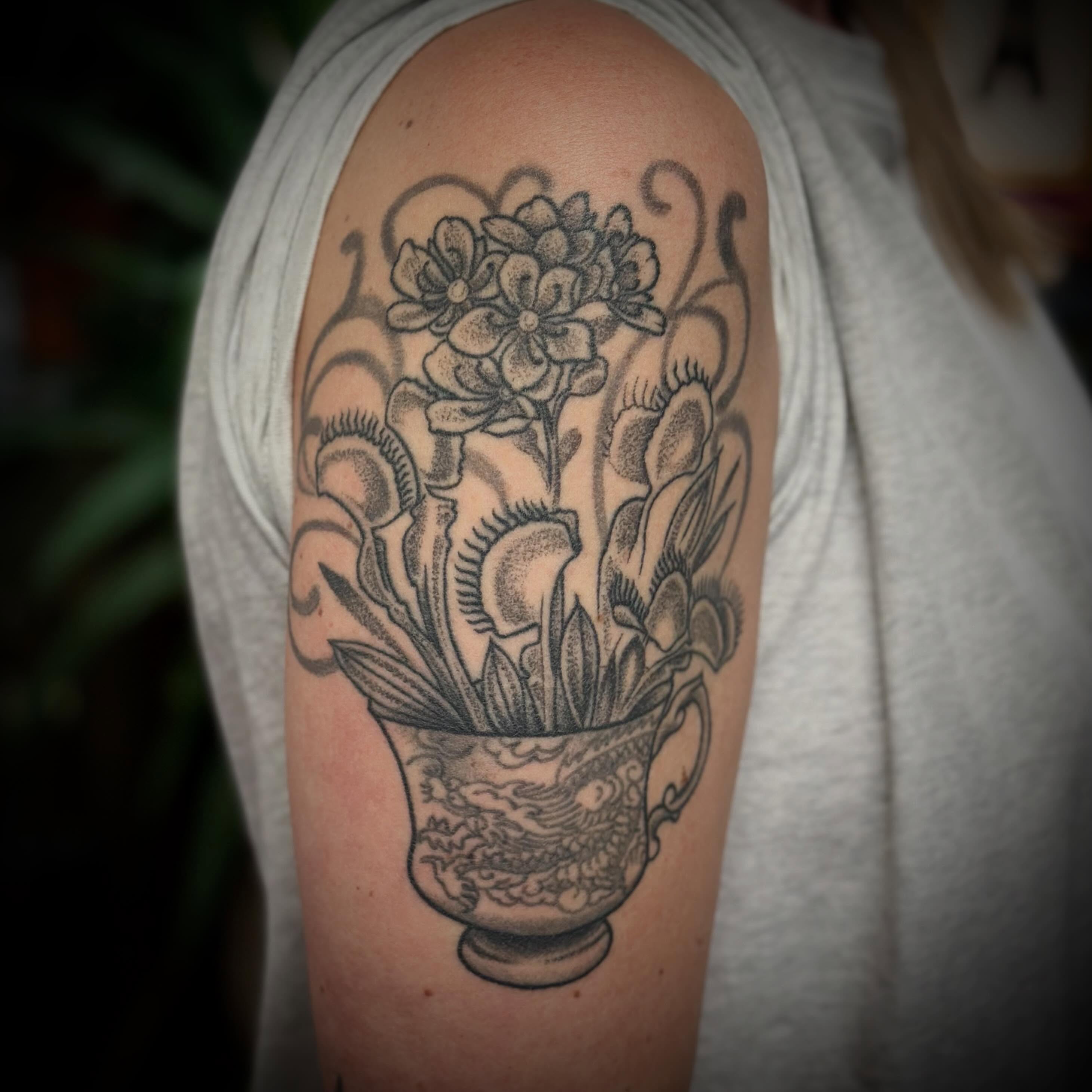 Healed by Damara #teatimetattoo #delcotattooshops #phillytattooshop