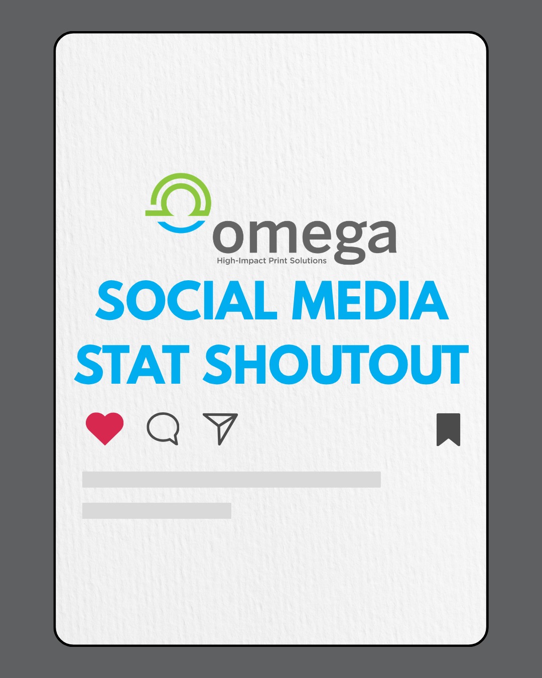 The stats don’t lie. Real content. Real results.
We’re consistently creating content that performs across every platform, backed by strategy from our marketing team. Every post has a purpose, and it shows.
Ready for your socials to stand out and actually deliver results? Let Omega work its magic.