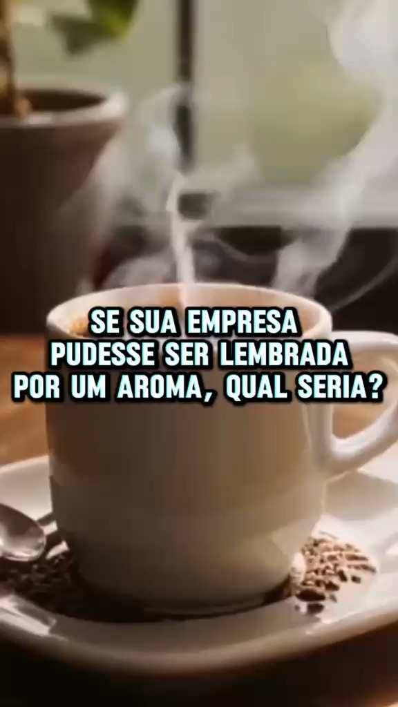 Se sua empresa pudesse ser lembrada por um aroma, qual seria?
☕ Café?
🍊 Cítricos?
🌿 Natureza?
🌊 Brisa fresca?
🌸 Floral?
Queremos ver sua criatividade nos comentários.