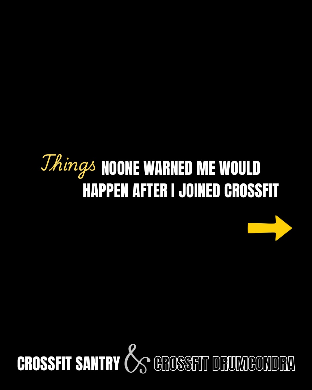 Things no one warned me would happen after I joined CrossFit… 👀
✔️ I’d actually look forward to going to the gym
✔️ The coaches would know my name (and notice when I’m missing)
✔️ I’d become stronger than I ever thought possible
✔️ I’d stop comparing myself to everyone else
✔️ I’d find a community I genuinely belong to
✔️ My confidence would grow inside and outside the gym
✔️ My idea of “normal” would change forever
What started as “just trying CrossFit” became so much more than fitness.
For so many of our members, the friendships, support and sense of belonging have become just as important as the workouts themselves. ❤️
Because this isn’t just about barbells and burpees.
It’s about building a stronger life.
Ready to see what everyone keeps talking about?
💥 The Tribe Trial
3 classes over 7 days for €33
📍 CrossFit Santry
Unit 9C, Santry Hall Industrial Estate, Dublin 9
D09 X63C
📍 CrossFit Drumcondra
3A Saint George’s Avenue, Drumcondra, Dublin 3
D03 RH36
DM us “TRIBE” and we’ll get you started.
#CrossFitSantry #CrossFitDrumcondra #TheTribeGyms