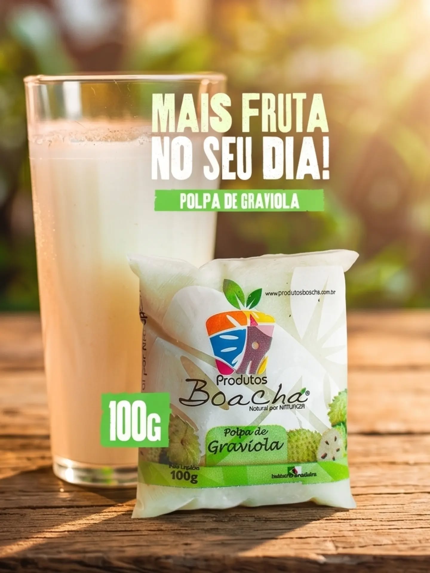 Leve o sabor autêntico da graviola para sua mesa.
Com a nossa polpa de graviola você garante um suco ou vitamina nutritiva a qualquer hora do dia! 🍃
🟢 100% natural
🟢 Sem aromatizantes
🟢 Sem corantes
🟢 Produzida somente com frutos selecionados um a um
🟢 Aqui a fruta é fruta de verdade
#ProdutosBoachá #OndeaFrutaéFruta #Graviola #PolpaDeFruta #PolpaDeGraviola