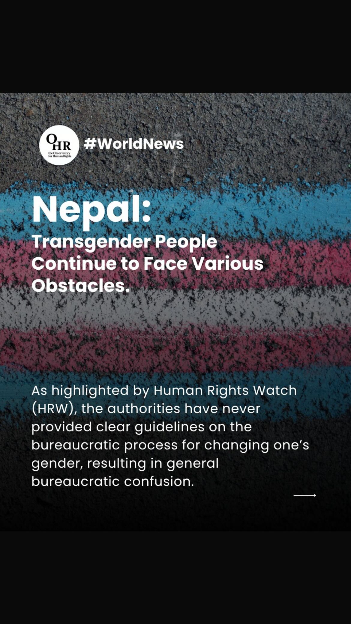 🇳🇵In Nepal, what once began as a pioneering journey for civil rights has turned into a complete bureaucratic standstill. Despite a landmark 2007 Supreme Court ruling based on the principle of self-identification, transgender people continue to face systemic barriers.
According to data documented by Human Rights Watch, the government’s failure to provide clear guidelines has resulted in general bureaucratic confusion. In many cases, local officials arbitrarily demand medical certificates proving genital surgery, a requirement that does not exist under Nepali law.
The situation severely deteriorated in early 2025. Following increased pressure from opposition groups, the Ministry of Home Affairs officially paused the processing of all applications, de facto ending legal gender recognition.
This is not just about paperwork; it is about fundamental rights. Denying matching identity documents severely compromises access to Education, Healthcare and Formal employment.
This ongoing freeze directly violates directives from the United Nations (OHCHR), which affirm the right to legal gender recognition without being subjected to onerous or abusive requirements.
👉 Follow to stay informed
👉 Share it to raise awareness
👉 Join the conversation in the comments
Written by: Alice Scotti
Featured in the video: Sonia Massanisso
🖇️ Read the full article: https://www.theobservatoryforhumanrights.com/post/nepal-transgender-people-continue-to-face-various-obstacles
#ohrobservatory #theobservatoryforhumanrights #humanrights #ohr