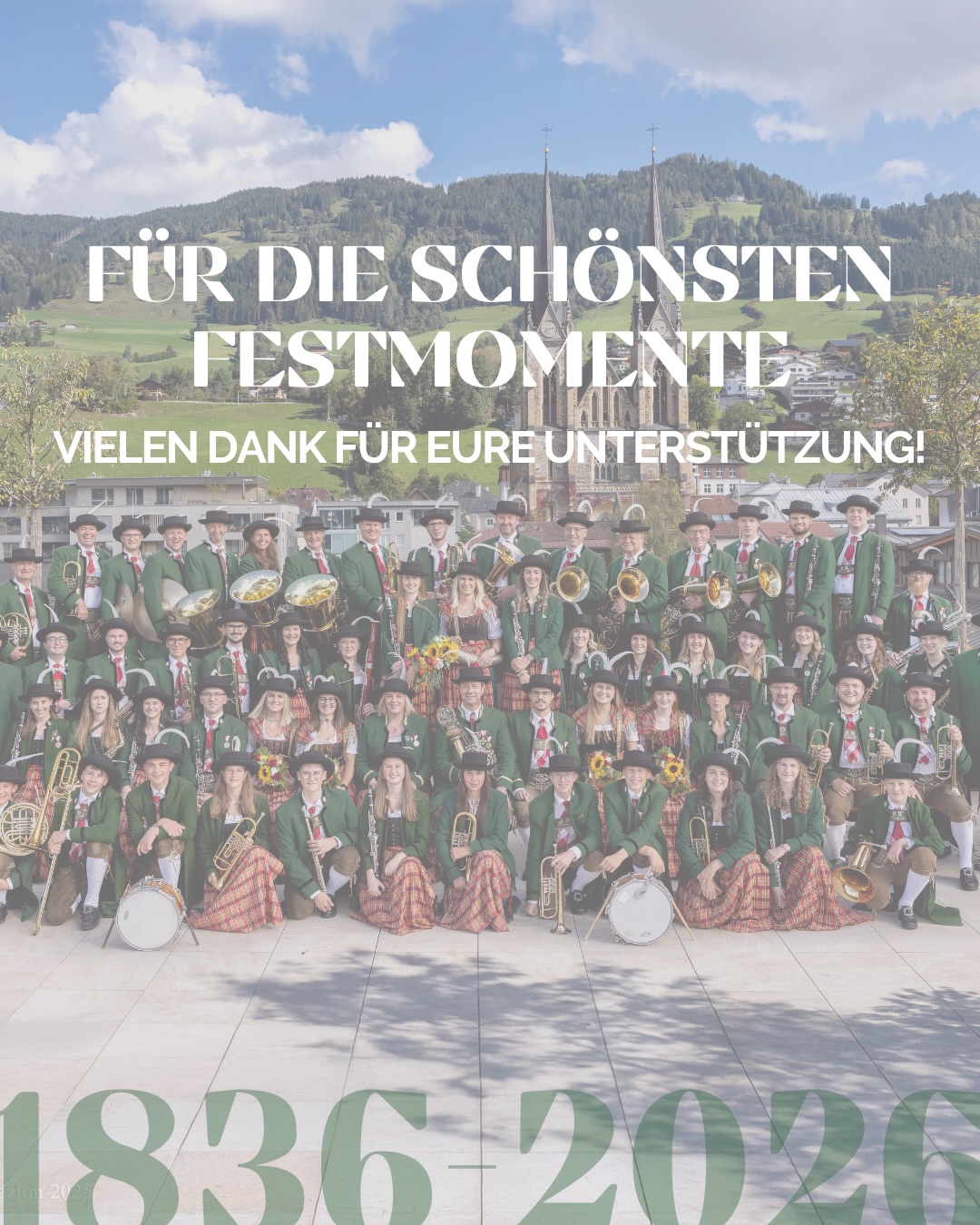 Bevor wir feiern, sagen wir Danke. 🎺🎶 Ein Jubiläumswochenende wie unseres braucht nicht nur Musik, sondern auch starke Partner im Hintergrund.
Heute stellen wir euch jene vor, die unser 190-Jahr-Jubiläum unterstützen und mittragen. 🫱🏼🫲🏽💚