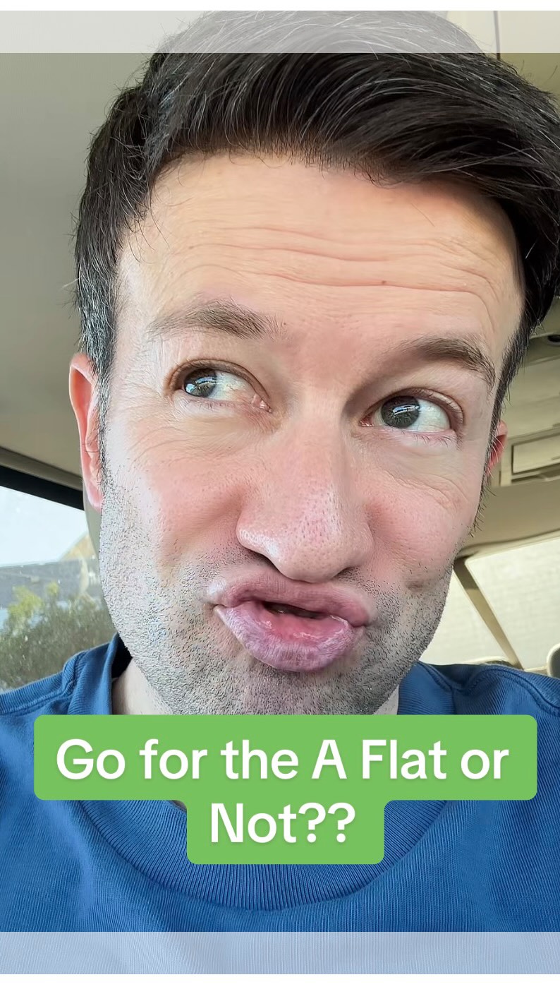 Today I find out if my car is lying to me.
I’ve been hitting that A flat in the Ballad of Farquaad and it sounds pretty good in my minivan haha.
But today is the day I actually try it ON STAGE.
Could be glorious. Could be a disaster. Either way Lord Farquaad is showing UP.
And honestly that’s the whole thing right there. You miss 100% of the high notes you never attempt. If it doesn’t land, I drop back to the safe note and nobody knows the difference. But if it DOES land?
That’s the moment.
What’s a hard thing you’ve been working up the courage to try? Just go for it!
#DeckedOutDad #DadLife #ShrekTheMusical #MusicalTheater #TryingHardThings