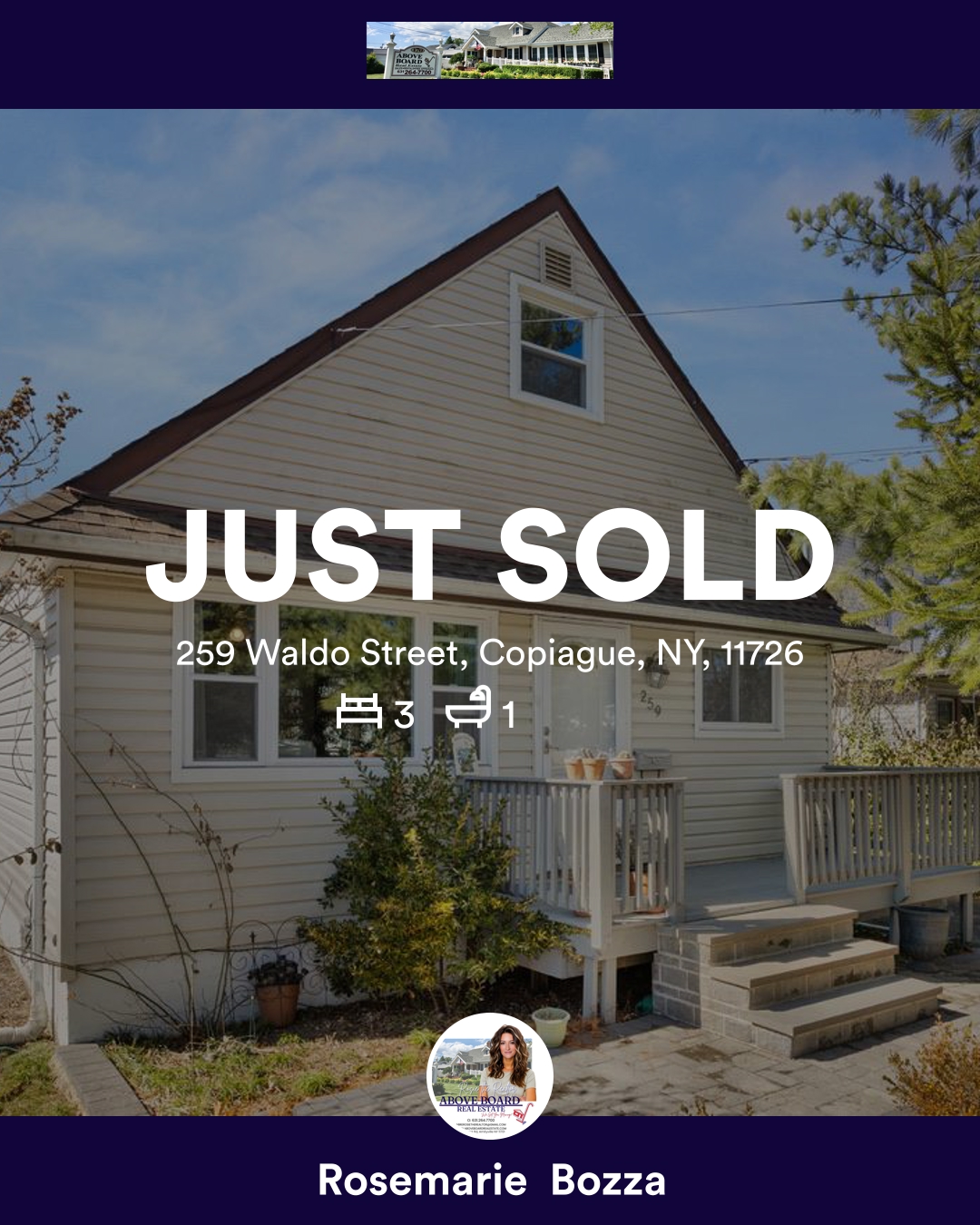 🛌 3 🛀 1
📍
My latest sale on .
...
#ratemyagent #realestate #Above_Board_Real_Estate_Inc259 Waldo Street, Copiague, NY, 11726259 Waldo Street