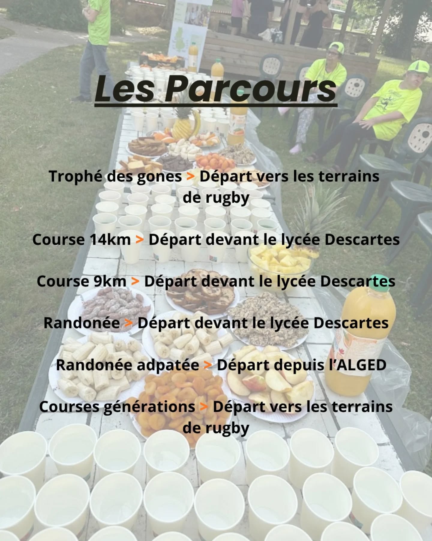 🗺️ - Les Parcours de cette 22ème édition
Il y aura 2 nouveautés sur les parcours cette année :
🏰 Le fort de côte Lorette ouvrira ses portes pour les parcours du 9 et 14km
🌲 Le passage du 14km dans le bois de Sacuny s'est étendu sur la partie basse du bois pour ajouter un peu de sentiers
Pour le trophée des gones et les courses générations, les courses se dérouleront autour du stade et du village 🏟️
Les ravitaillements seront situés au km5 (pour les 2 courses) et au km10 (pour le 14) et un ravitaillement d'arrivée pour tout le monde🧃
À demain pour une grande journée ☀️
#LesFouléesDeBeauregard #Handicap #Solidarité #Course