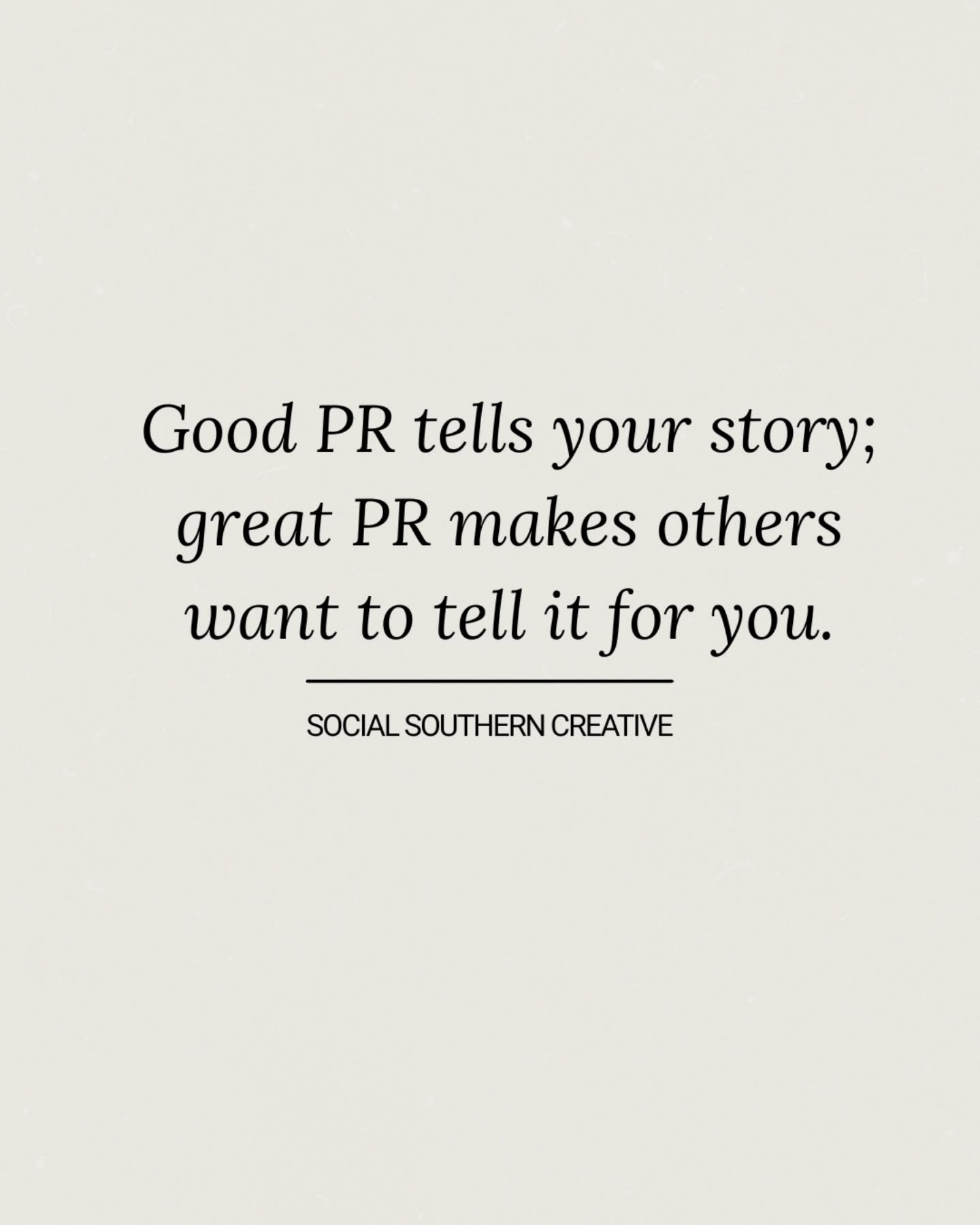 Marketing and PR go hand in hand.
And getting others to talk about you when you’re not in the room is one of the best ways to reach new audiences.
We could take a look at the old saying “no publicity, is bad publicity” implying that all attention, positive and negative, creates visibility and awareness and is therefore inherently good. That may be true for large brands, but for a small business, it could make or break you. So, what can you do to become a pillar of your community? We have a few ideas, but tomorrow we will take a deeper look into volunteering or community-based marketing.
The most important thing is showing up for your community in genuine, authentic ways.
#PRagency #MarketingConsultations #CommunityBasedMarketing #BuildingYourBusiness #SmallBusinessMarketing