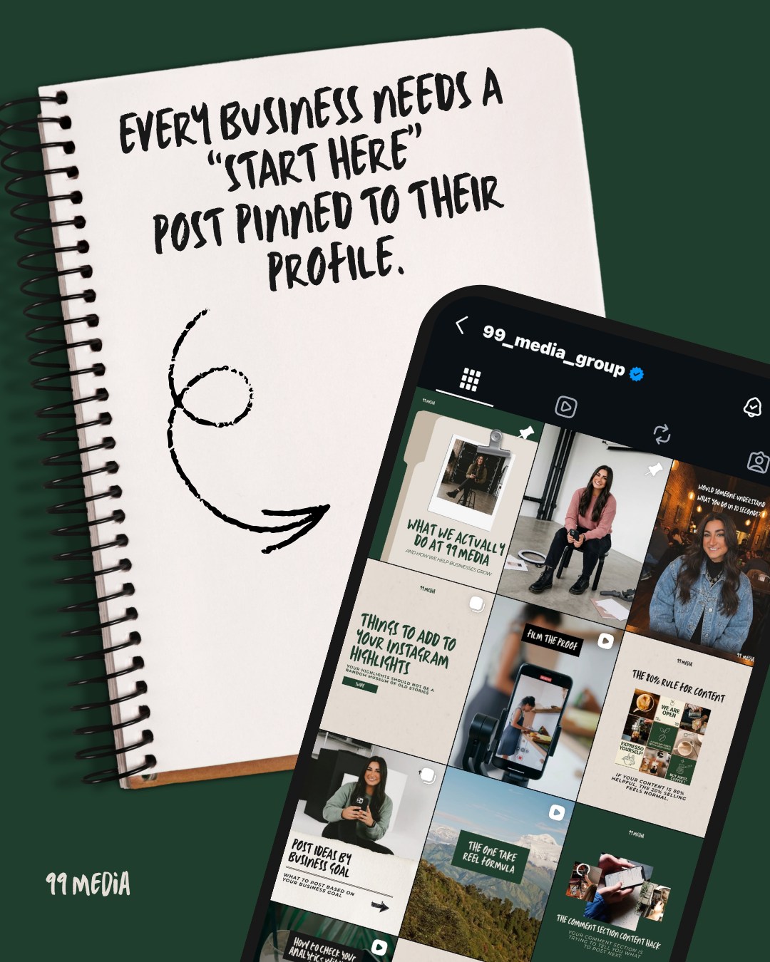 If someone lands on your Instagram today, do they know where to start?
Or are they scrolling through a random mix of posts trying to piece your business together like a true crime documentary?
A “Start Here” post helps new visitors quickly understand:
Who you are
Who you help
What you offer
Why they should trust you
How to work with you
This is one of the simplest ways to make your page more useful.
Your content can be great, but if new people can’t understand your business quickly, they’ll leave.
Save this and go check your pinned posts today.
#InstagramTips #SmallBusinessMarketing #SocialMediaStrategy #ContentStrategy #BrandClarity
