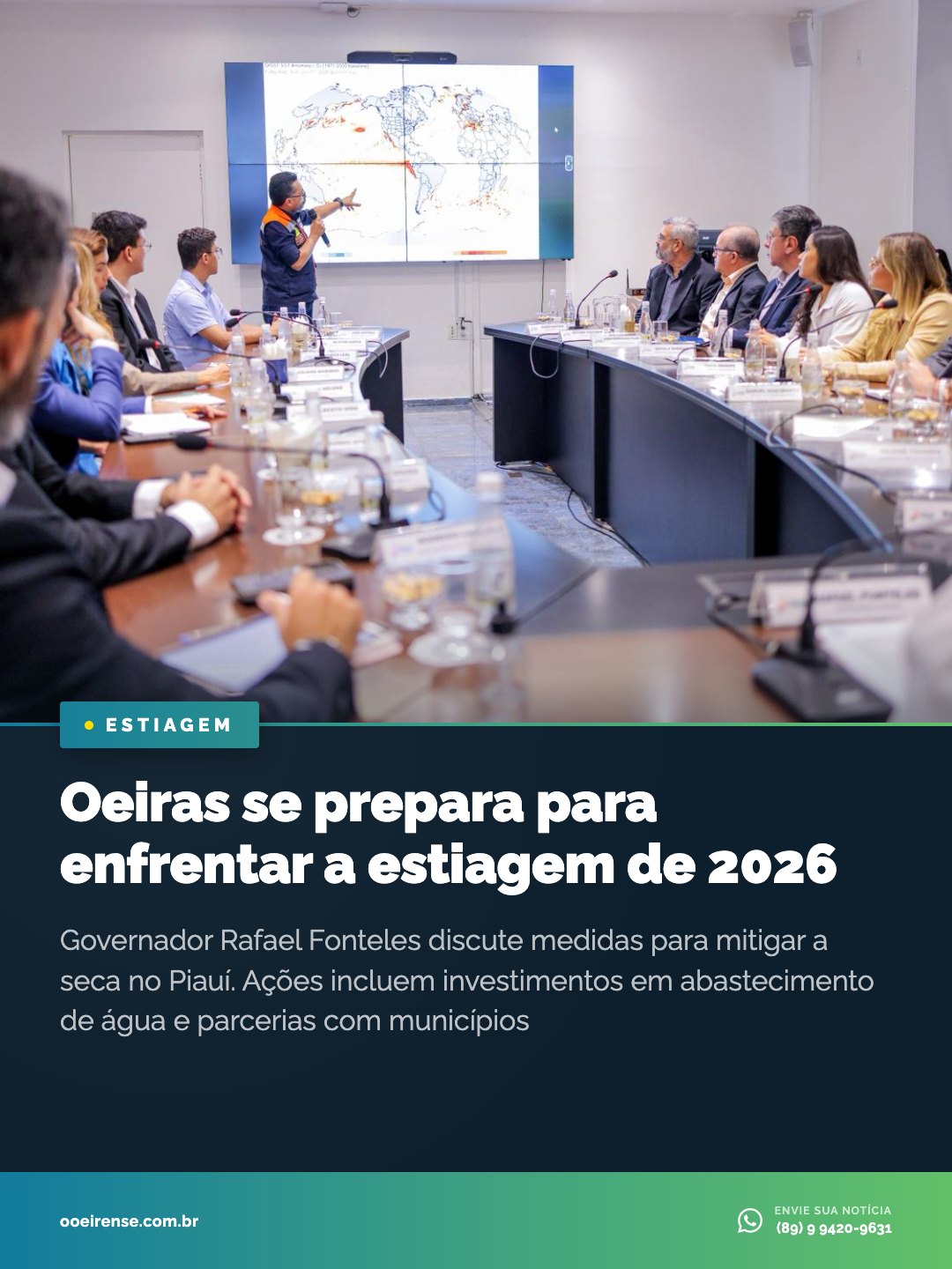 Oeiras e região se preparam para enfrentar a estiagem de 2026, uma preocupação constante que afeta diretamente a agricul