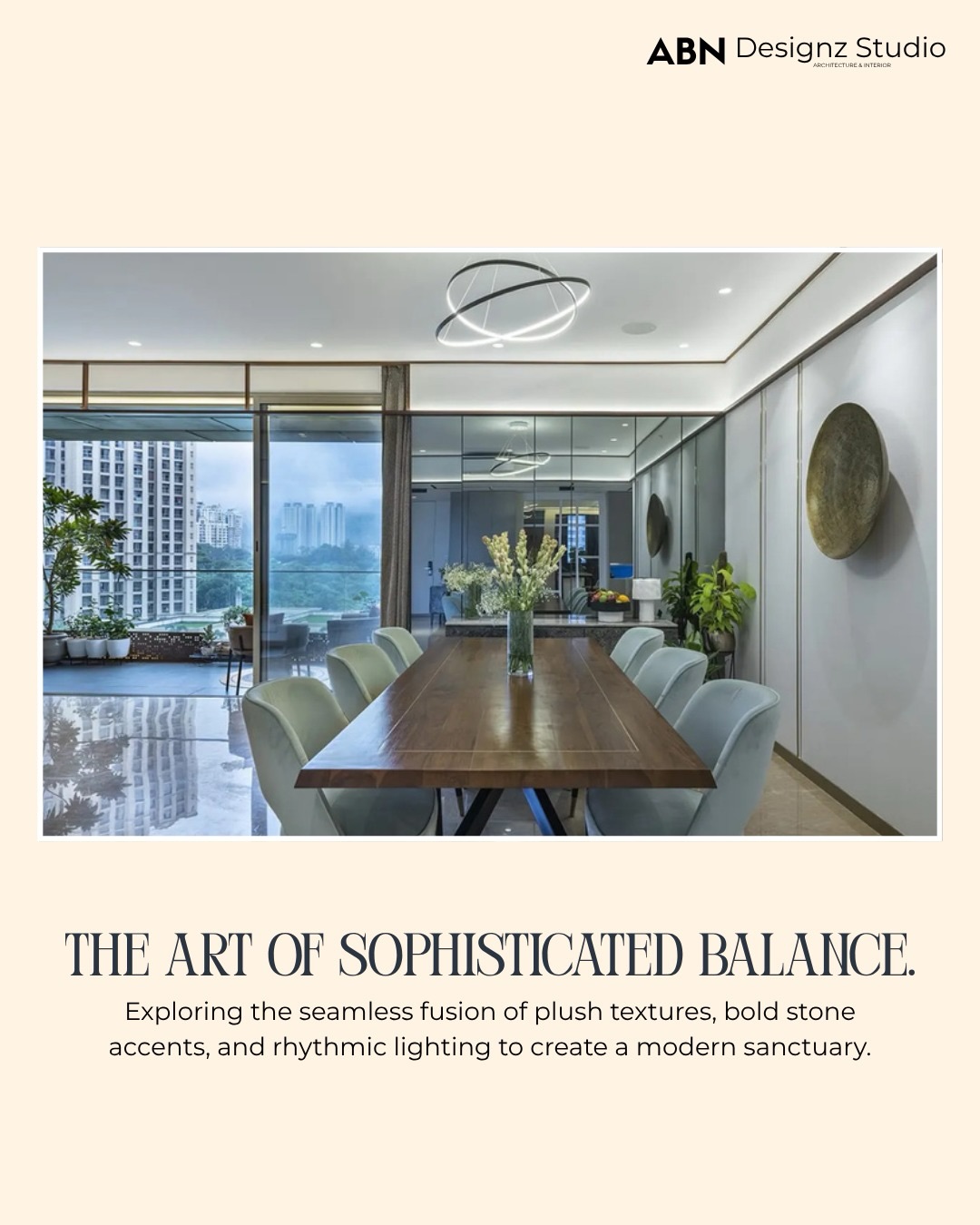 Elegance lies in the details. ✨ A seamless blend of warm textures, refined materials, and thoughtful design creates spaces that feel both luxurious and welcoming. Where beauty meets functionality, every corner tells a story of sophisticated living.
#InteriorDesign #LuxuryInteriors #HomeDecor #ModernLiving #abndesignzstudio