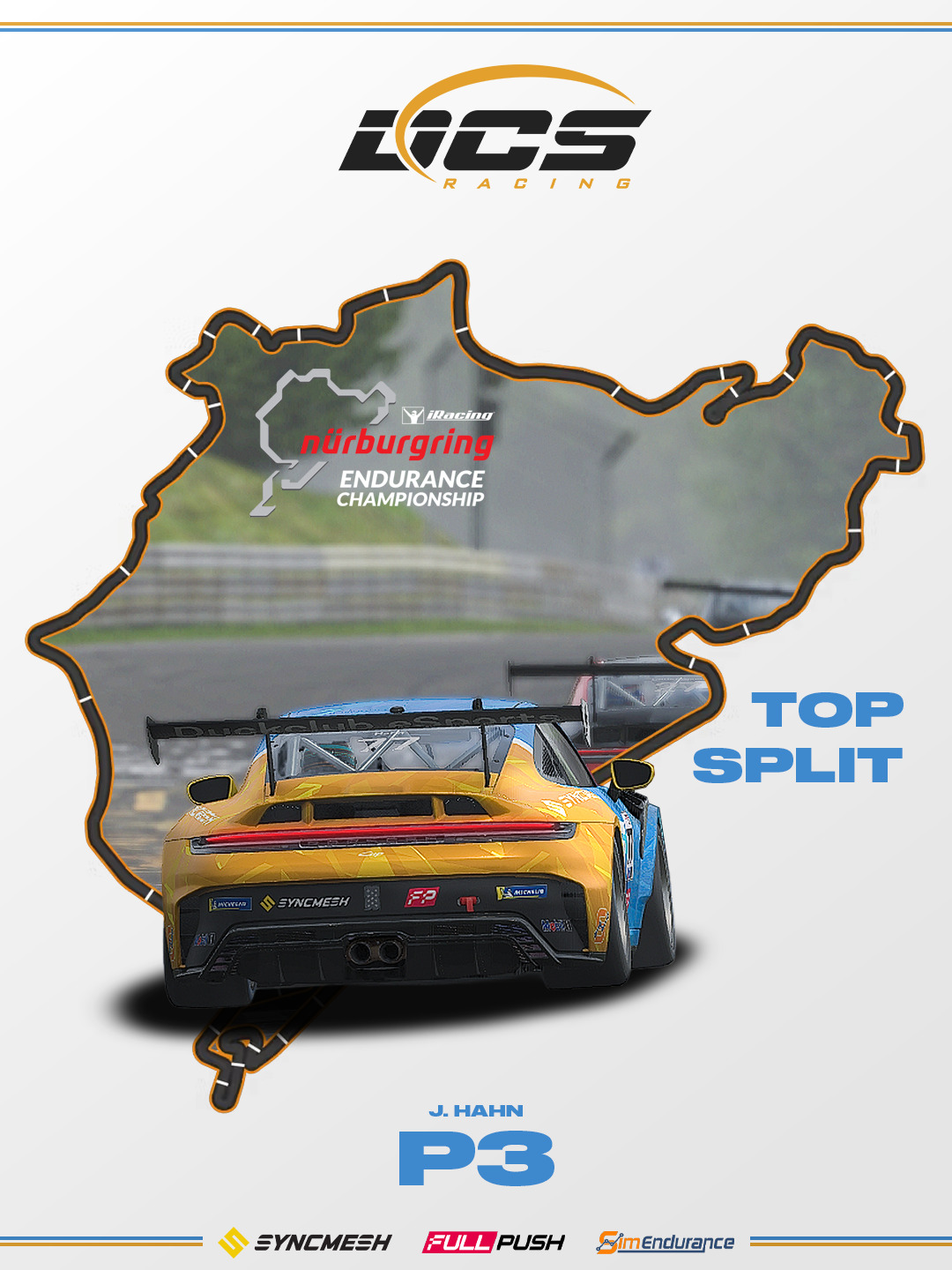 P3 in Top Split for Round 5 of NEC! 🎉👏
Jannis had a mega run on saturday that saw us get 200 championship points and ultimately meant that we are in the PCup Top 15 again!
Jannis and Jonathan also ran the car for Round 4 of NEC which was not posted on Instagram. For Round 4, the duo finished in P5!
#dcs #racing #simracing #iracing #nls