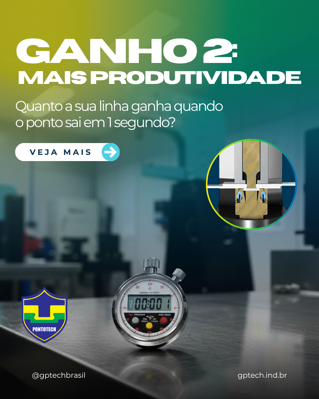 O ponto da solda demora. O ponto do rebite demora. O ponto do parafuso demora.
O ponto PontoTech sai em torno de 1 segundo. Sem qualificação especial, sem fadiga, sem retrabalho.
Mais peças por hora. Sem aumentar a equipe.
Arraste o carrossel e veja a matemática.
Fale com um especialista agora mesmo! ( Link na Bio)
#PontoTech #GPTECH #HexaGPTECH #ProdutividadeIndustrial #UniaoDeChapas #ConformacaoMecanica