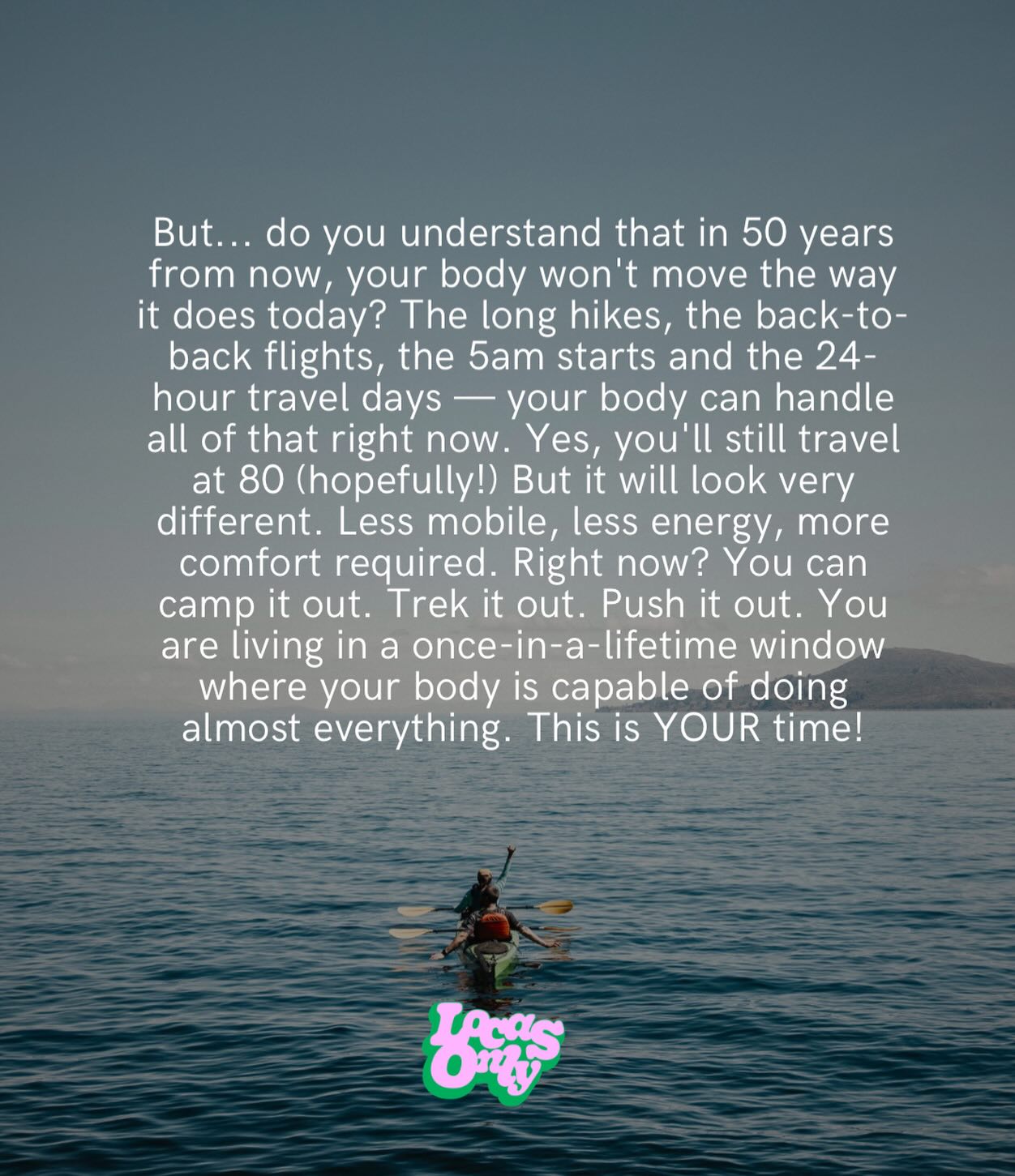 Don’t leave for tomorrow what you can do today 🌎✈️
