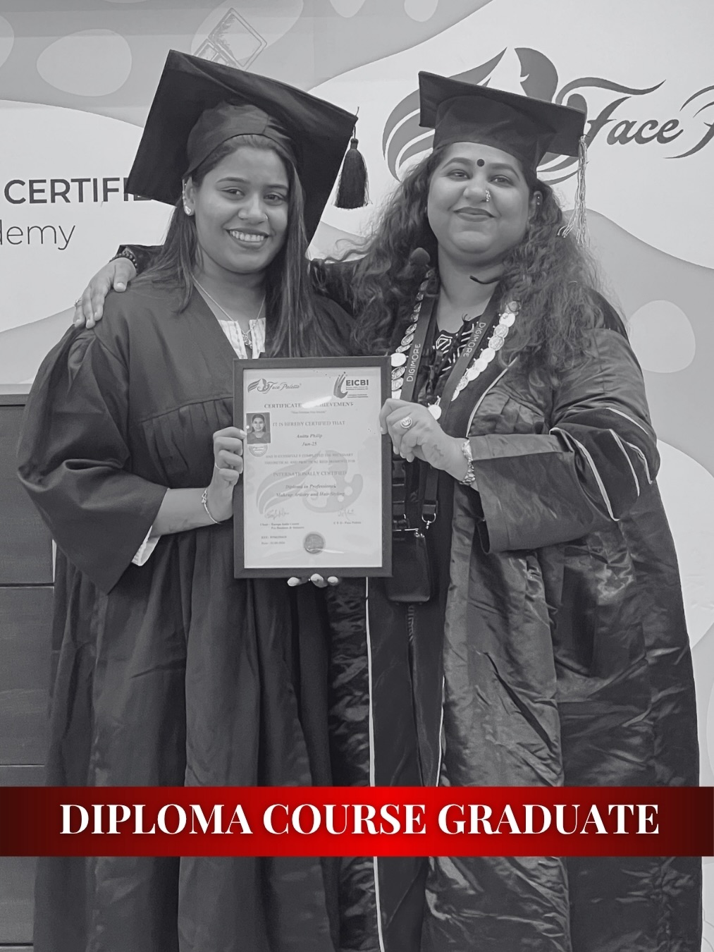 Congratulations Anitta Phillip , who graduated from our Diploma in Internationally Certified Makeup Artistry And Hair styling Course and is now #FacePaletteCertified Artist with the International certification from a London-based trade body. We would like to wish you all the very best in all your future endeavors. Congratulations!
ഞങ്ങളുടെ International സർട്ടിഫൈഡ് മേക്കപ്പ് ആർട്ടിസ്ട്രിയിലും ഹെയർ സ്റ്റൈലിംഗിലും ഡിപ്ലോമ നേടിയ അനീറ്റ ഫിലിപ്പ്, ഇപ്പോൾ ലണ്ടൻ ആസ്ഥാനമായുള്ള ഒരു ട്രേഡ് ബോഡിയുടെ International സർട്ടിഫിക്കേഷനോടെ FacePaletteCertified ആർട്ടിസ്റ്റാണ്. നിങ്ങളുടെ എല്ലാ ഭാവി പ്രയത്നങ്ങളിലും നിങ്ങൾക്ക് എല്ലാവിധ ആശംസകളും നേരുന്നു. അഭിനന്ദനങ്ങൾ!
Face Palette Makeup Academy – Certified by Europe India Centre for Business and Industry, a European Parliament accredited organisation, is Kerala’s leading destination for professional makeup education! 🌍
📅 Upcoming Batches:
Internationally certified by EICBI, London -
👩🎓Diploma in Makeup Artistry - 26 June
👰♀️Bridal Makeup - 26 June
Facepalette Certified -
💄2 Days Airbrush Makeup Class - June 19
🎀 3 Days Premium Makeup Class - 22 June
🌐 Learn at our Kochi academy or join us LIVE online from anywhere in India or abroad!
#facepalette #makeupacdemy #makeupclass #makeupclass