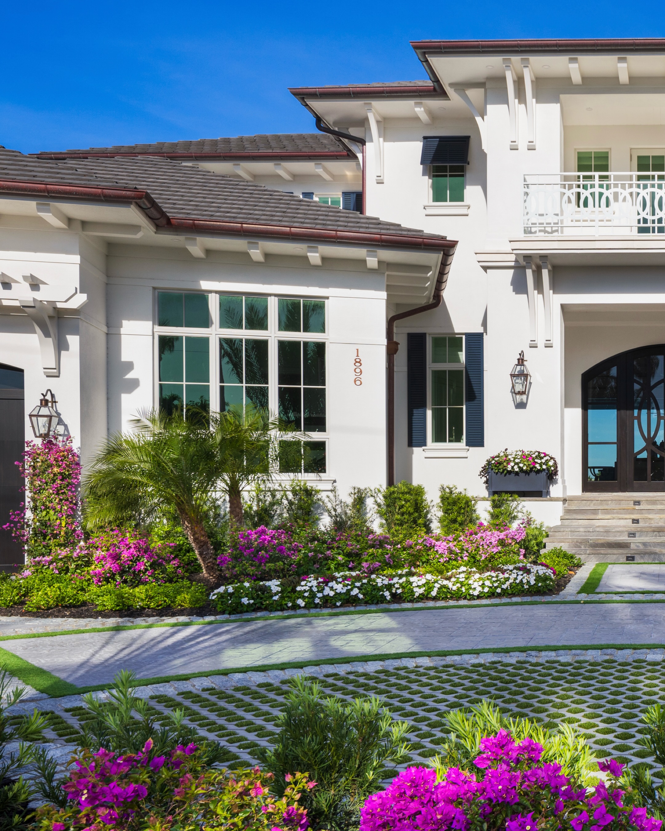 A grand arrival framed by vibrant color, layered textures, and timeless architecture. From the sweeping motor court to the cascading bougainvillea and lush tropical plantings, every detail was designed to create a memorable first impression. This is the art of arrival, where landscape and architecture work together to elevate the experience of coming home.
🌺 Thoughtfully composed.
🌴 Rooted in place.
✨ Designed for effortless coastal luxury.
#LandscapeArchitecture #LuxuryLandscapeDesign #NaplesFlorida #CoastalLiving #LuxuryHomeDesign
