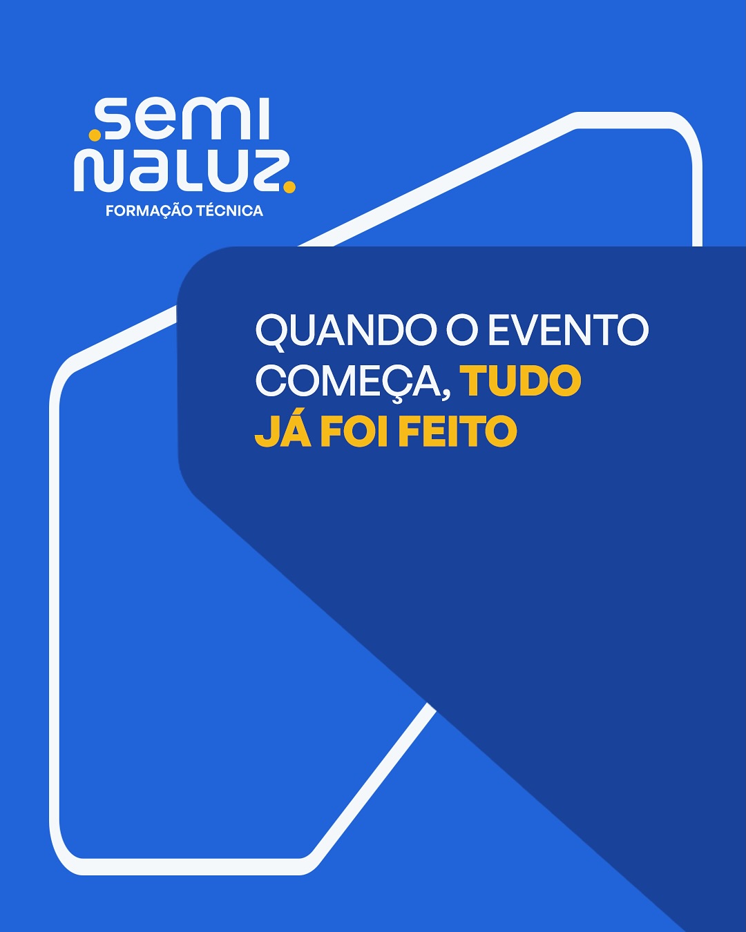 Evento ao vivo exige preparo.
Cada detalhe antes da abertura define o resultado final 🔧
👉 Inscreva-se na próxima turma Link na bio