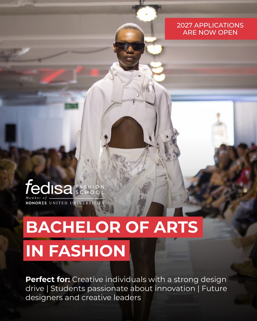 BA in Fashion | Applications Open for 2027 ✨
Fashion is more than creating beautiful garments. It is about transforming ideas into products, brands, and experiences that shape culture and industry.
At FEDISA’s Bachelor of Arts in Fashion, students develop the creative, technical, and entrepreneurial skills needed to thrive in today’s global fashion landscape. From concept development and garment technology to creative direction and product development, this programme prepares graduates for a range of exciting career pathways.
Career Opportunities:
• Fashion Designer
• Garment Technologist
• Creative Director
• Product Developer
And so much more!
If you are passionate about design, innovation, and making your mark in the fashion industry, your journey starts here.
2027 applications are now open | Go to www.fedisa.co.za to apply online today.
#FEDISA #FashionSchool #BAFashion #StudyFashion FashionDesign