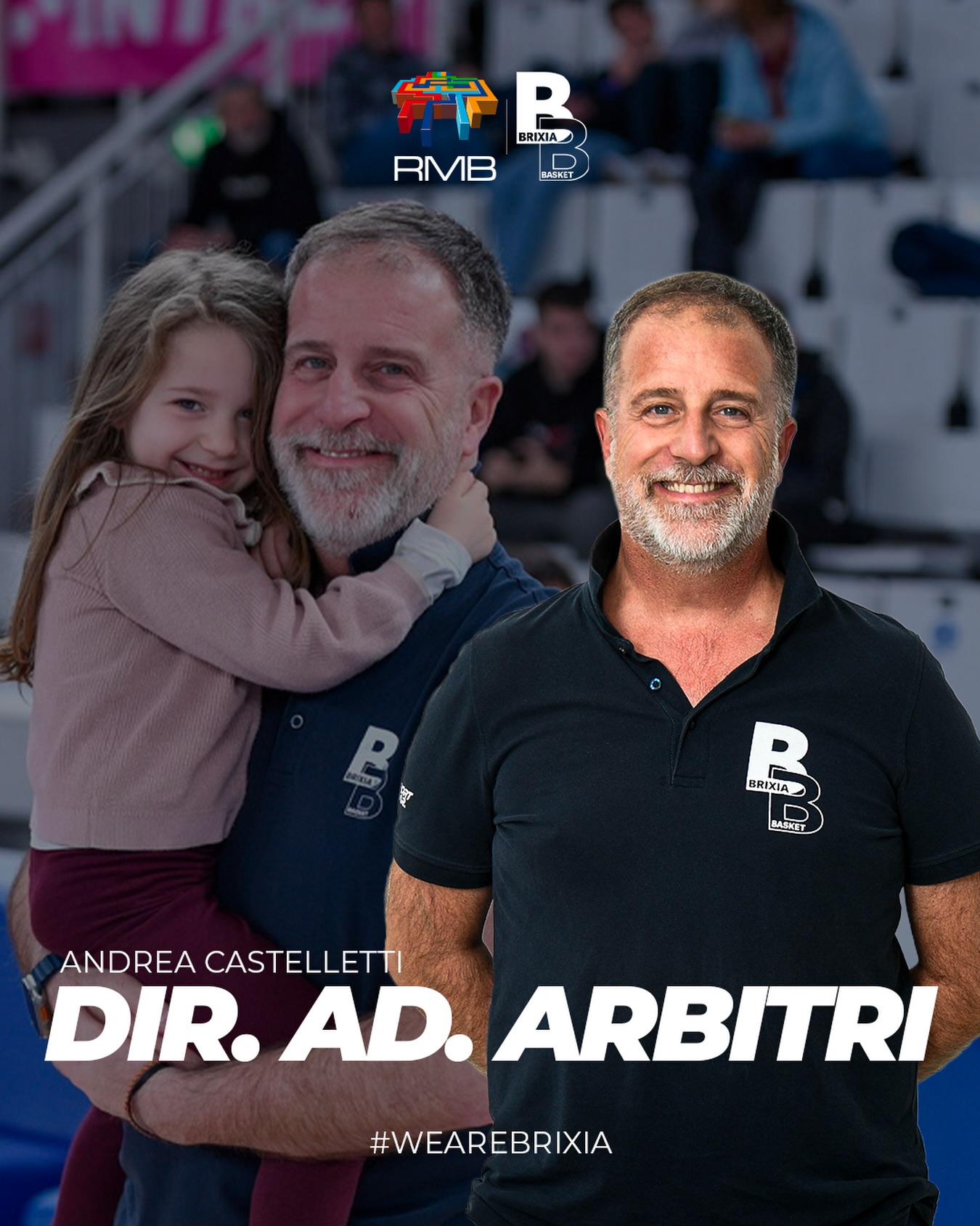 𝙎𝙏𝘼𝙂𝙄𝙊𝙉𝙀 𝟮𝟬𝟮𝟲-𝟮𝟳 🏀
Una squadra funziona al meglio quando ogni tassello è al posto giusto. E tra le figure che lavorano dietro le quinte, ce n’è una fondamentale per garantire che tutto proceda nel modo corretto 🤍💙
Anche nella stagione 2026-2027, Andrea Castelletti farà parte dello staff biancoblù nel ruolo di Dirigente Addetto agli Arbitri 🔥
Disponibilità, affidabilità e grande spirito di collaborazione: un riferimento importante nell’organizzazione delle gare e nella gestione di tutti gli aspetti che permettono alla squadra di concentrarsi esclusivamente sul campo.
Avanti insieme, un passo alla volta 🏀
#wearebrixia