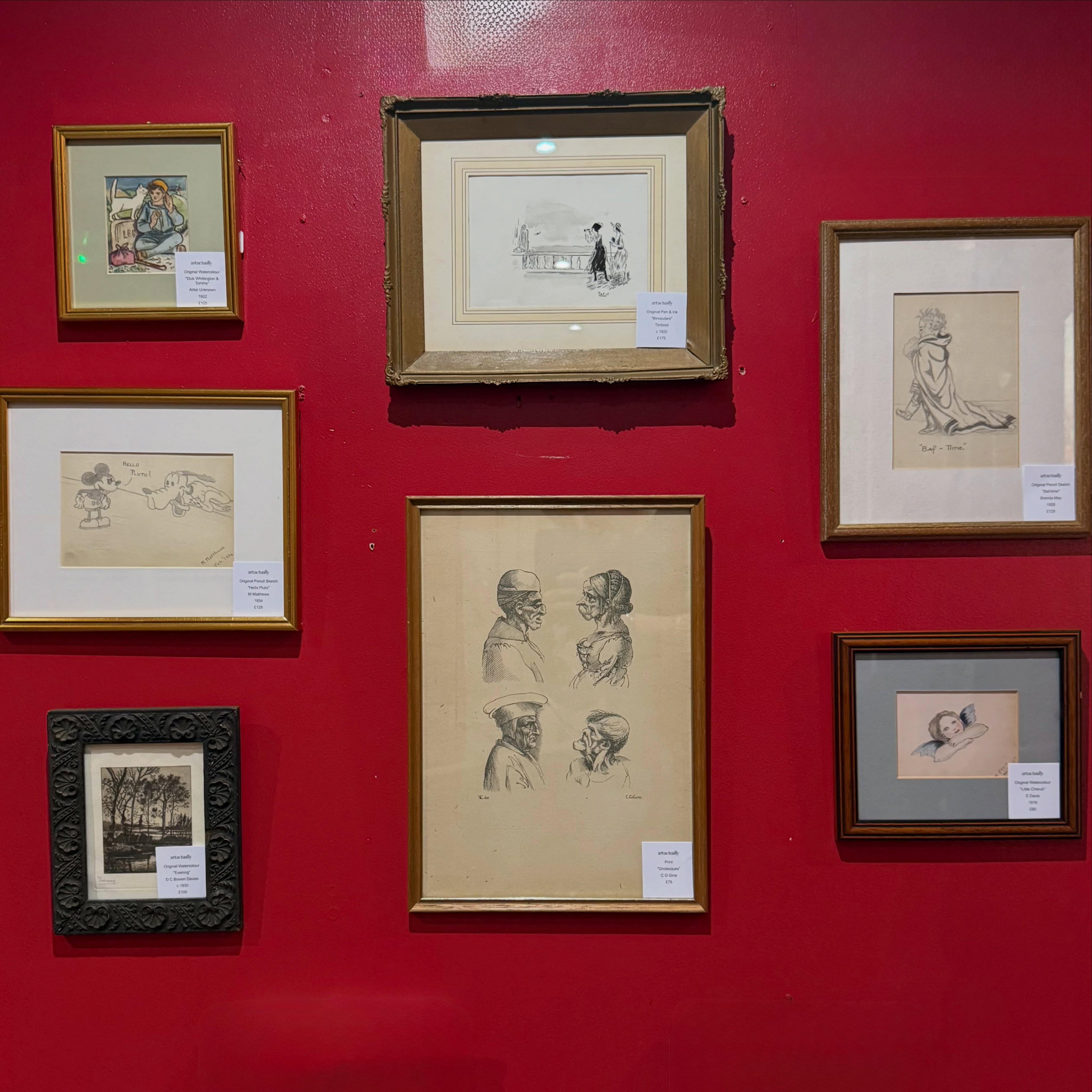 From the bio of our new dealer…
Art.
Small beautiful things.
Vintage, simplicity and substance.
Two new walls have just been transformed with artwork from @artactually24 who join us all the way from Bath! You’ll now find their beautiful collection displayed just outside @thedovetailcafe.
Look for the pillar box red walls which make every piece really stand out. Definitely worth a look next time you visit us.
We’re open Monday to Saturday, 10am–4pm.
#art #pictures #framed #forsale