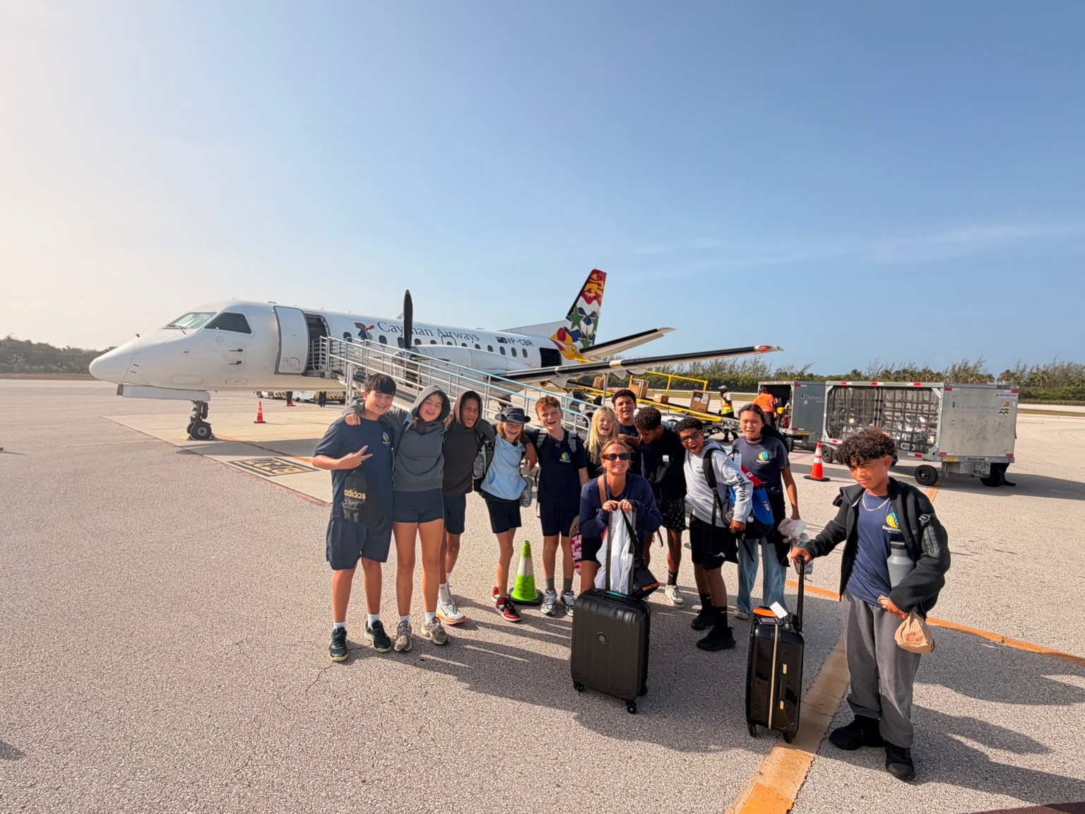What an incredible two days on Cayman Brac for our Surfers children! 💙
From hiking along the Bluff, exploring caves, swimming, climbing and abseiling, to visiting Le Soleil d’Or Farm and the museum, every moment was filled with adventure, teamwork and laughter.
Along the way, the children spotted some amazing Brac wildlife and nature too, including Booby Birds, towering agave trees and a fascinating orb-weaver spider web with its striking zigzag pattern woven through the centre!
We are so proud of the children for embracing every experience with such enthusiasm, resilience and kindness. These are the memories that last a lifetime. Thank you to Miss Sarah and Miss Catherine for taking the trip and providing such a great experience for the students. 🩵
#MakingMemories #Footsteps