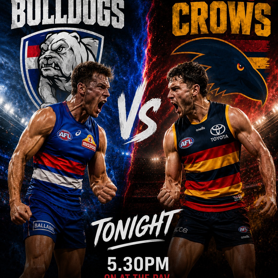 π AFL LIVE TONIGHT β Western Bulldogs vs Adelaide Crows! π
Catch all the action live on the big screens at The Pav tonight!
π Thursday Burger & Pint Deal πΊ
Enjoy a delicious burger and a cold pint for just $35.
β
Live AFL on all TVs
β
Great food
β
Ice-cold drinks
β
Friendly atmosphere
Bring your mates, grab a feed, and settle in for a great night of footy!
π The Pav
π Burger & Pint Deal Available Tonight
#ThePav #AFL #BulldogsVsCrows #BurgerAndPint #ThursdayNightFooty #SupportLocal