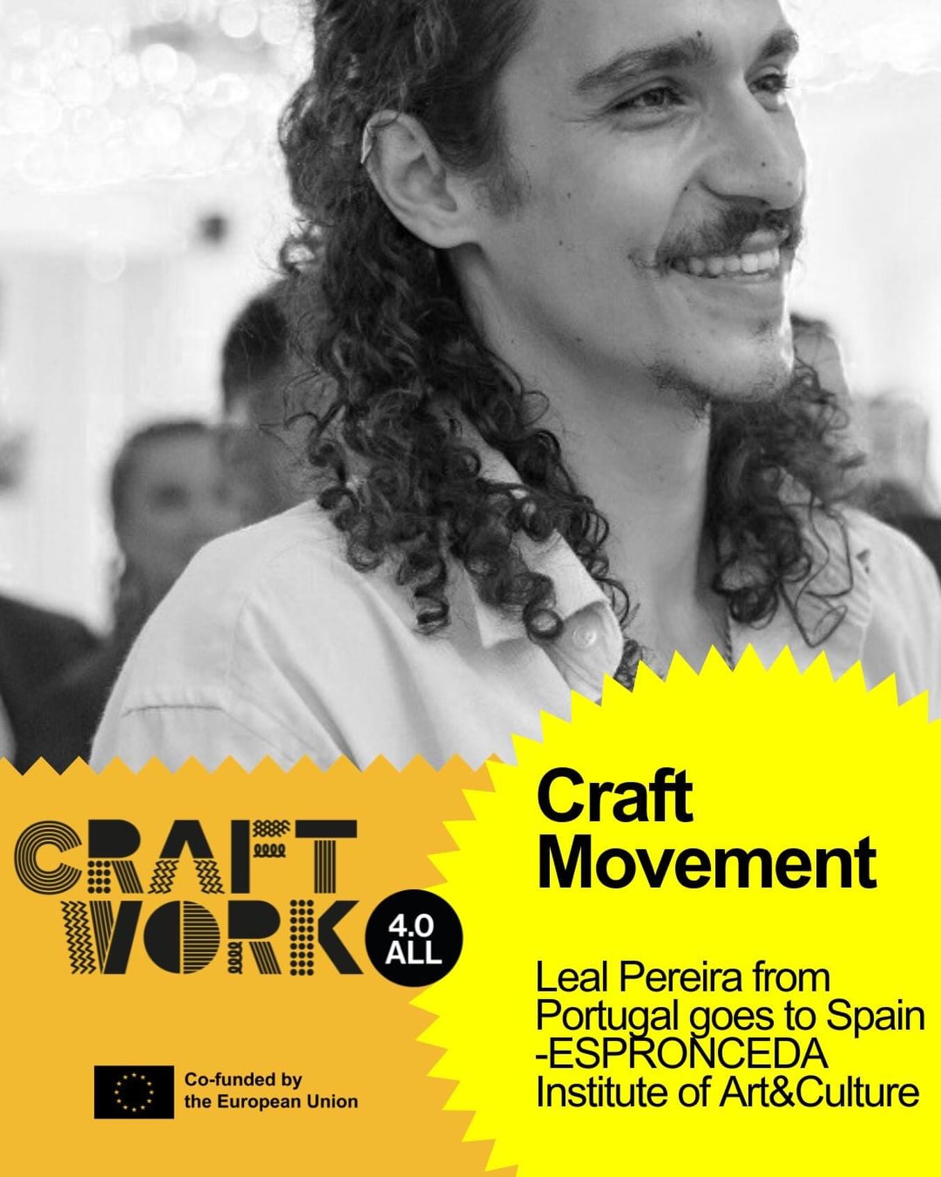 🇵🇹➡️🇪🇸
Crafter Leal Pereira @lealpereirastudios travels from Portugal to Spain within the framework of the CraftWork4All project @craftwork4all
Hosted by ESPRONCEDA Institute of Art & Culture in Barcelona @esproncedabcn and supported by ARTE.M Association, this new creative mobility connects contemporary craft, artistic exchange, and international collaboration through the Creative Europe programme.
New spaces, new collaborations, new creative dialogues. 🌍✨
#CraftWork4All #CreativeEurope#artemassociation #arthubmadeira #europacreativa