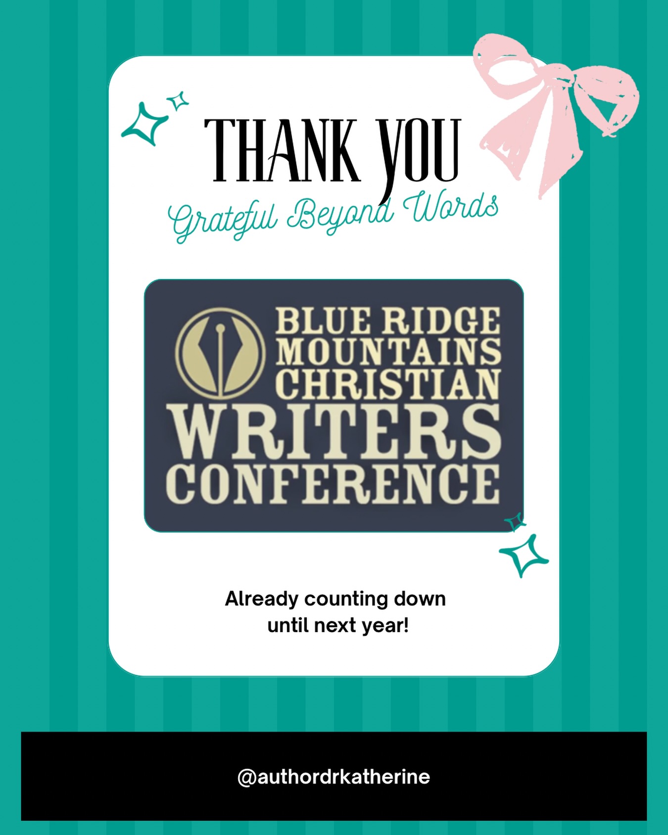🏔️❤️ Back from Blue Ridge and my heart is FULL. ❤️🏔️
Every year I arrive at Blue Ridge hoping to encourage writers.
Every year I leave feeling like THEY encouraged ME.
What an incredible week of teaching, learning, laughing, networking, praying, hugging old friends, meeting new ones, and consuming enough coffee to fuel a small publishing house. ☕😂
The best part wasn’t the classes, the appointments, or even the books.
It was the people.
Writers brave enough to pursue their calling.
Industry professionals willing to invest in others.
Friends who remind you why this community is so special.
God continues to amaze me with the connections He orchestrates. Every conversation, every opportunity, every divine appointment reminded me that writing is about more than words—it’s about impact.
To everyone I met, taught, learned from, laughed with, and prayed alongside—thank you.
Already counting down until next year.
#blueridgeconferencewriters #blueridgemountainlife #ChristianWriters #writingcommunity #authorlife