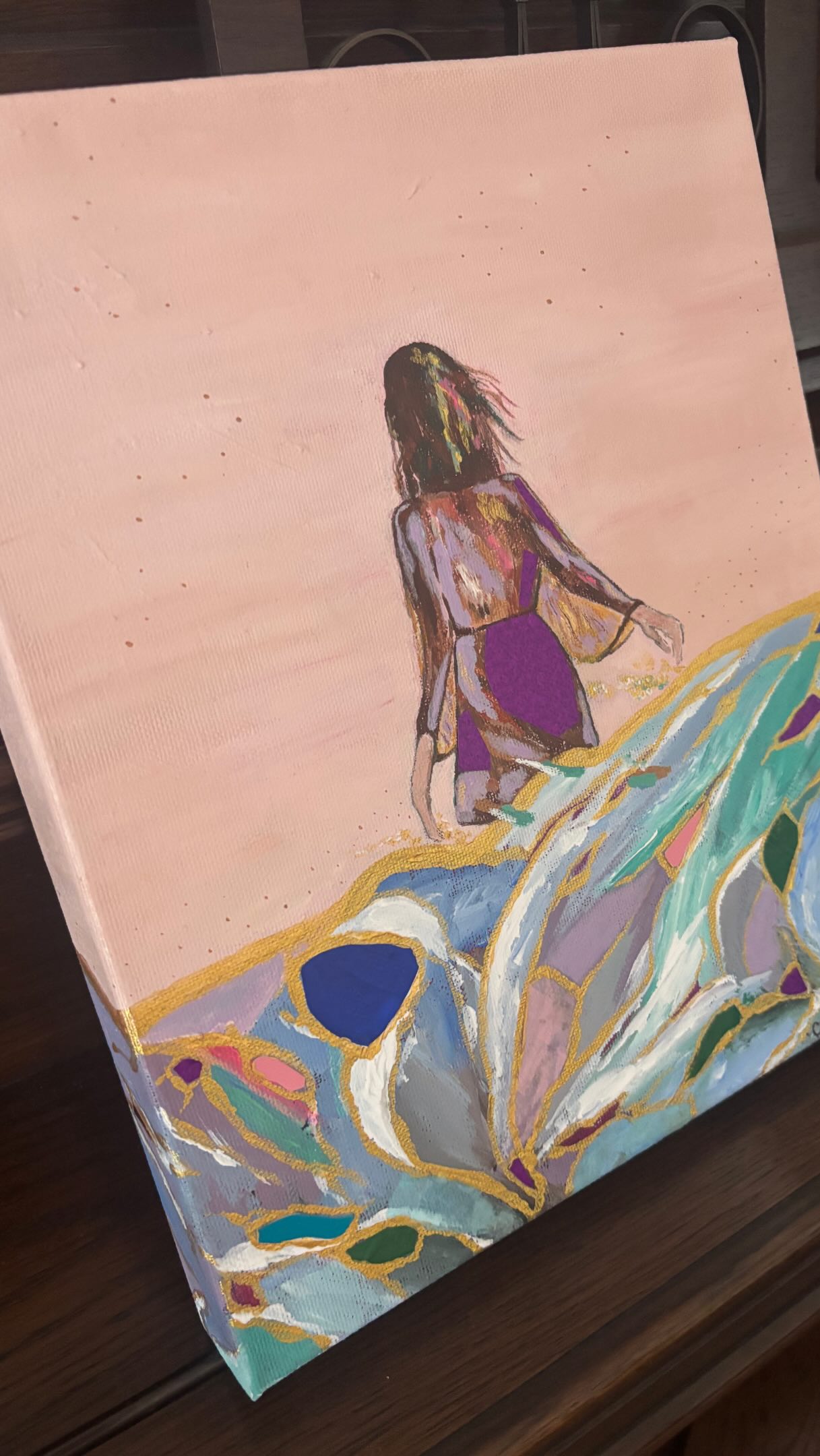 This one took so many twists and turns and then ended up being exactly what it was meant to.
I didn’t know where it was all headed - but alas, a painting capturing just what this client needed.
I loved every second of bringing it to life for her.
Spirit art | intuitive paintings | artists life | commissions | manfestation | frequency art | channeled messages | acrylic on canvas | multi media art