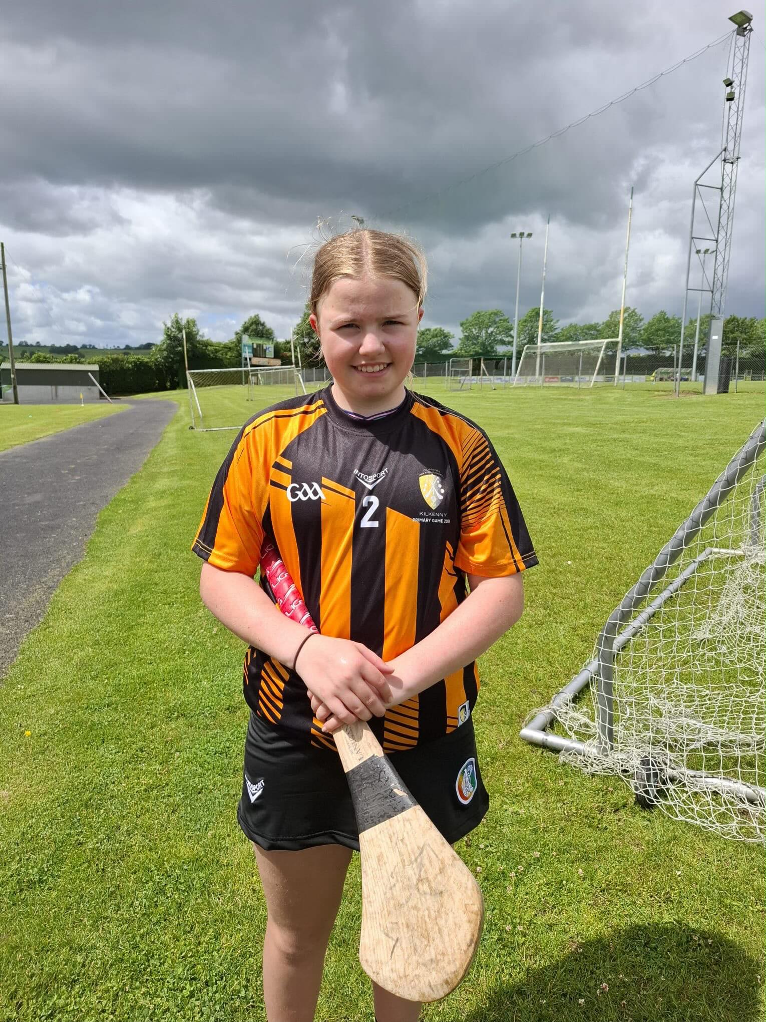 Proud day for UNS yesterday as Sarah represented the school in the black and Amber at the CnamB Leinster Camogie Blitz . They played Wicklow , Laois and Meath . Well done Sarah 👏🏼