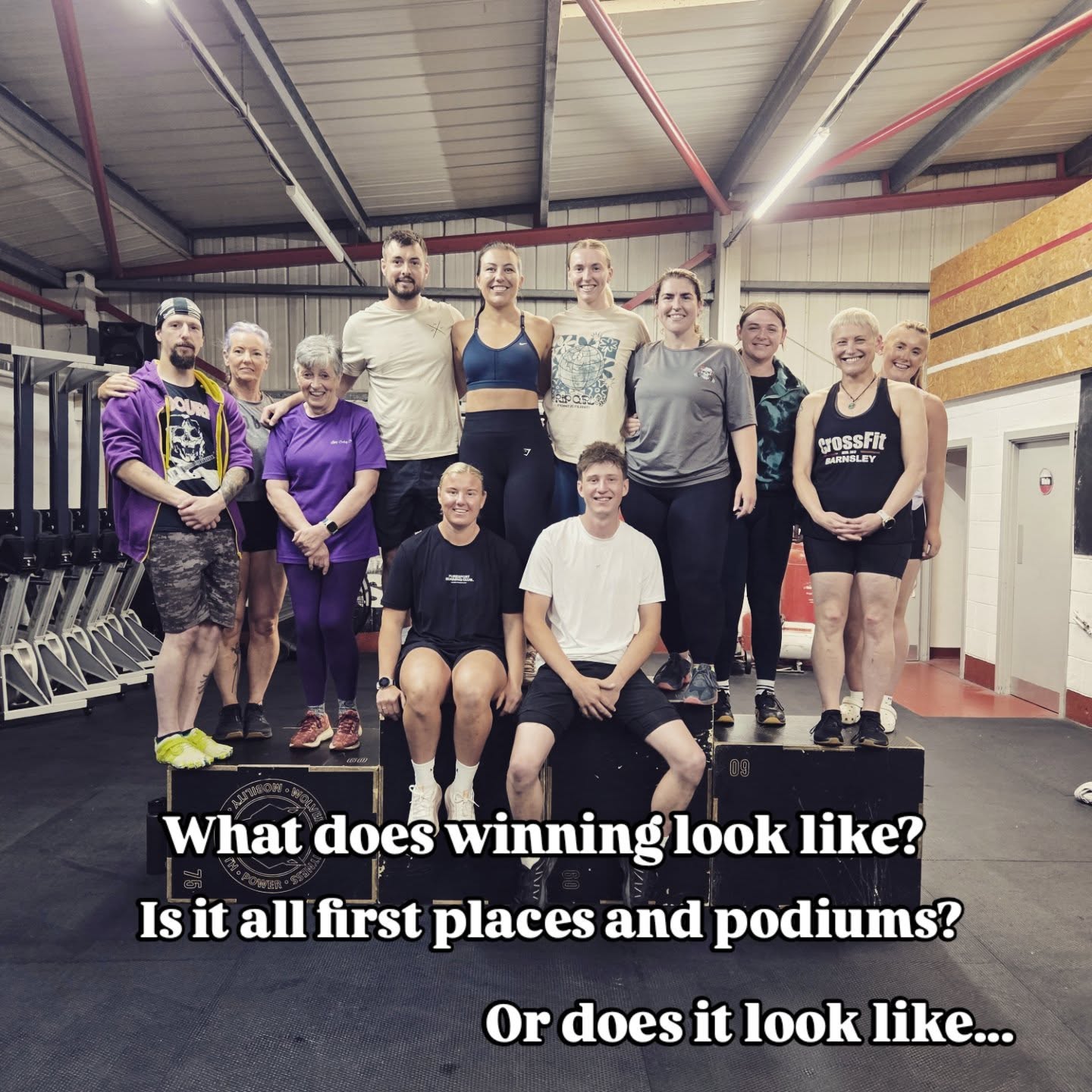 Winners are grinners π
Shout out to our podium winners from last week's in house comp π
But i think they and the rest of the dream teams would agree that they all all winners.
Winning in life is about more than first place.
It is about:
- the people in your life π«
- your health πΏ
- feeling comfortable in your environment and your own skin π«Ά
We love seeing our members flourish π»
Want to feel like a winner?
Tap the link in our bio β¬οΈ
#crossfitbarnsley #winninginlife #morethanjustagym #whoyouspenditwith