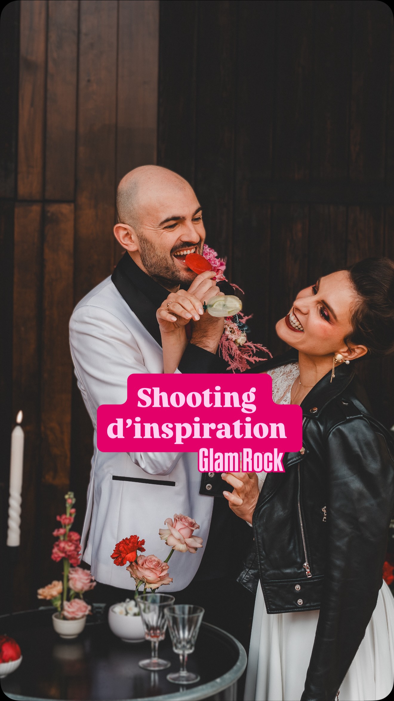 Le glam rock et le mariage : deux univers que tout oppose.
Nous avons opté pour ce style, simplement pour vous rappeler qu’il existe mille façons d’imaginer votre jour-J à votre image.
(Et qu’on en a marre des mariages Pinterest irréalistes !)
Ce shooting, c’était avant tout une aventure humaine aux côtés de prestataires investis et très talentueux !
Un grand merci à eux qui ont permis de faire vivre ce shooting💛
Le thème glam rock, au fond, c’est exactement ce qu’on défend au Wild in Love festival : la liberté d’être soi, sans compromis.
Retrouvez les wilders de ce shooting durant les Wild In Love festivals 2026. Prenez vos places dès maintenant 💛
Lien en bio.
Quel sera votre thème de mariage ? On est curieuses, dites-nous tout👇
Organisation : @wildinlove.alsace
Direction artistique : @la.perleevents @bichettesandco
Modèles : @lesreveriesdemarie et Victor
Photographe : @megane.perrin / @caraadrien_mariage_famille / @sebastien.north
Vidéaste : @alsacemotion
Fleuriste: @les.semis.fleuriste / @fleurs_menthe_a_leau
Maquillage - coiffure : @manon_galdin_maquillage
Bijoux : @fabrication.marinell.or
Officiante : @audrey.girard_tatonkame
Papeterie : @elluby_studiographique / @leaurieuse.papeterie
Bar : @njsbar_events / @lauthentique.atypique / @louisenomadbar
Photobooth : @photobusalsace
Décoration : @lesateliersarlen et @clauday_evenement
Costume : @iciettailleur.costumes
Robe : @_la_brune_et_le_barbu_
Live painting : @dessireve_illustration
Lieu : @ma.maison.alsace
#mariagealsace #wildinlovefestival #salondumariage #festivalmariage #inspirationmariage