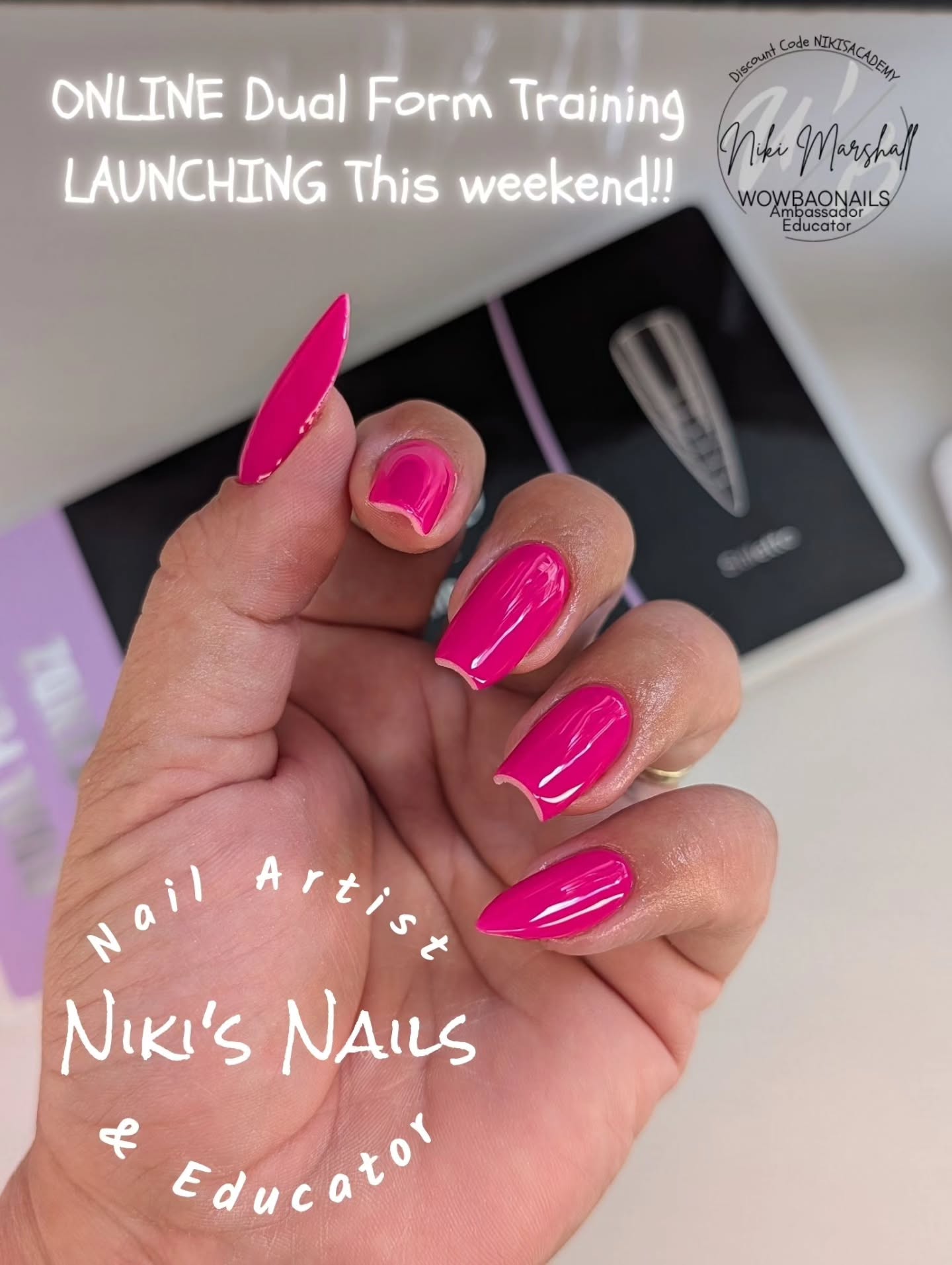 My Online Dual Form course is now live!
Its priced at Β£199 but until 31st July I have an offer valid to save Β£70!
Use code INTRO at checkout. Payment options available too.
www.nikisnails.co.uk/courses
Grab a starter bundle from @wowbaonails to get started
www.wowbaonails.co/dualformbundle - discount automatically applied at checkout π«ΆπΌ
#naileducation #nails #courses #dualforms #discount