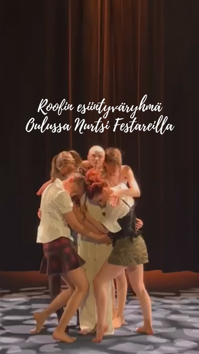 Tänään osa Roofin esiintyvän ryhmän oppilaista esiintyi @nuorisosirkusliitto Nurtsi Festareilla Oulussa ja hienosti meni! 🎪🥰