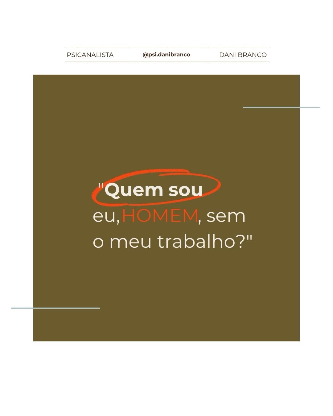 Na lógica patriarcal, o elo do homem com a família é o provimento. Quando esse homem perde o emprego ou adoece, ele perde seu ponto identitário principal. O sofrimento masculino no desemprego é uma forma de castração social: ou ele é provedor, ou sente que não é nada.