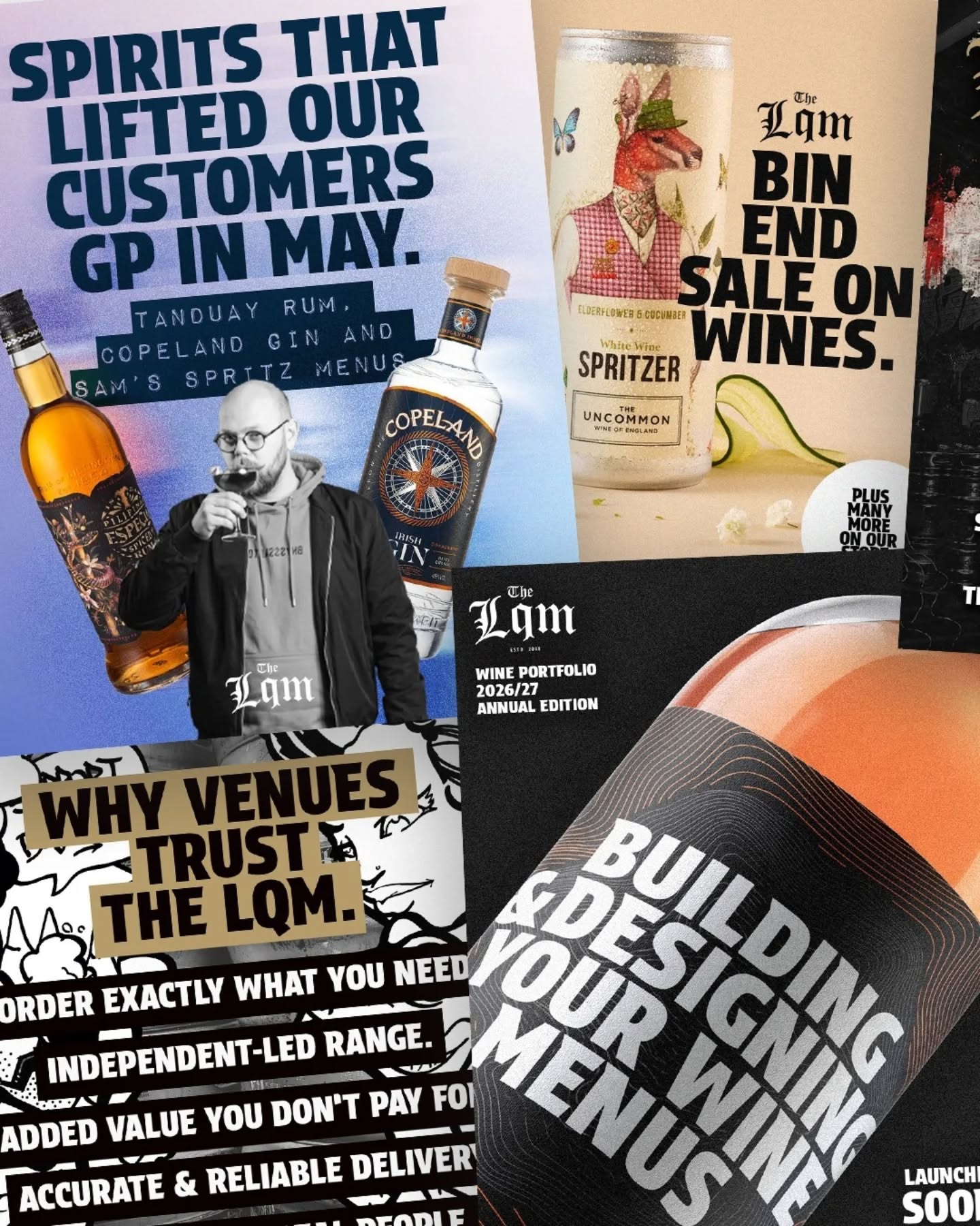 A collection of recent graphic / branding work for @theliquorman.co
Get in touch if you'd like a chat about retainer prices, branding or bespoke graphic design work!
#graphicdesign #branding #design #brand #graphic