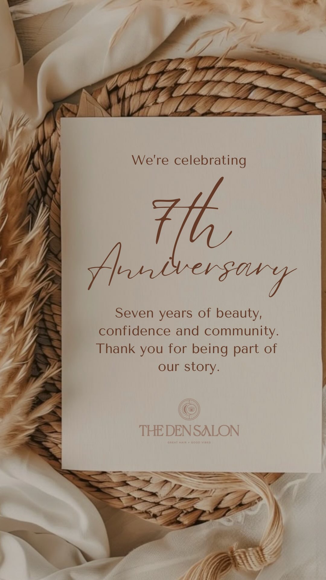 Seven years of shared moments, quiet wins, laughter between appointments and the kind of teamwork you can’t stage.
What you see here is everything behind the chair—the people, the energy and the care that has shaped The Den from day one.
Grateful for every hand, every heart and every moment that made this journey what it is. 🤎🌴