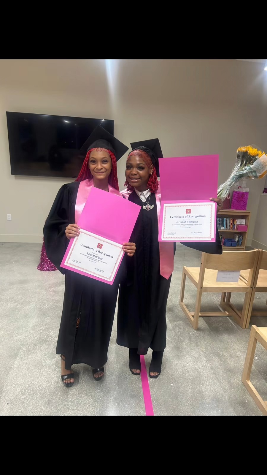GIPP Central participants celebrated the completion of their 12-week journey in social-emotional wellness, human trafficking awareness, and workforce readiness! Congratulations to the this cohorts on their growth, achievements, and commitment to success. ✨