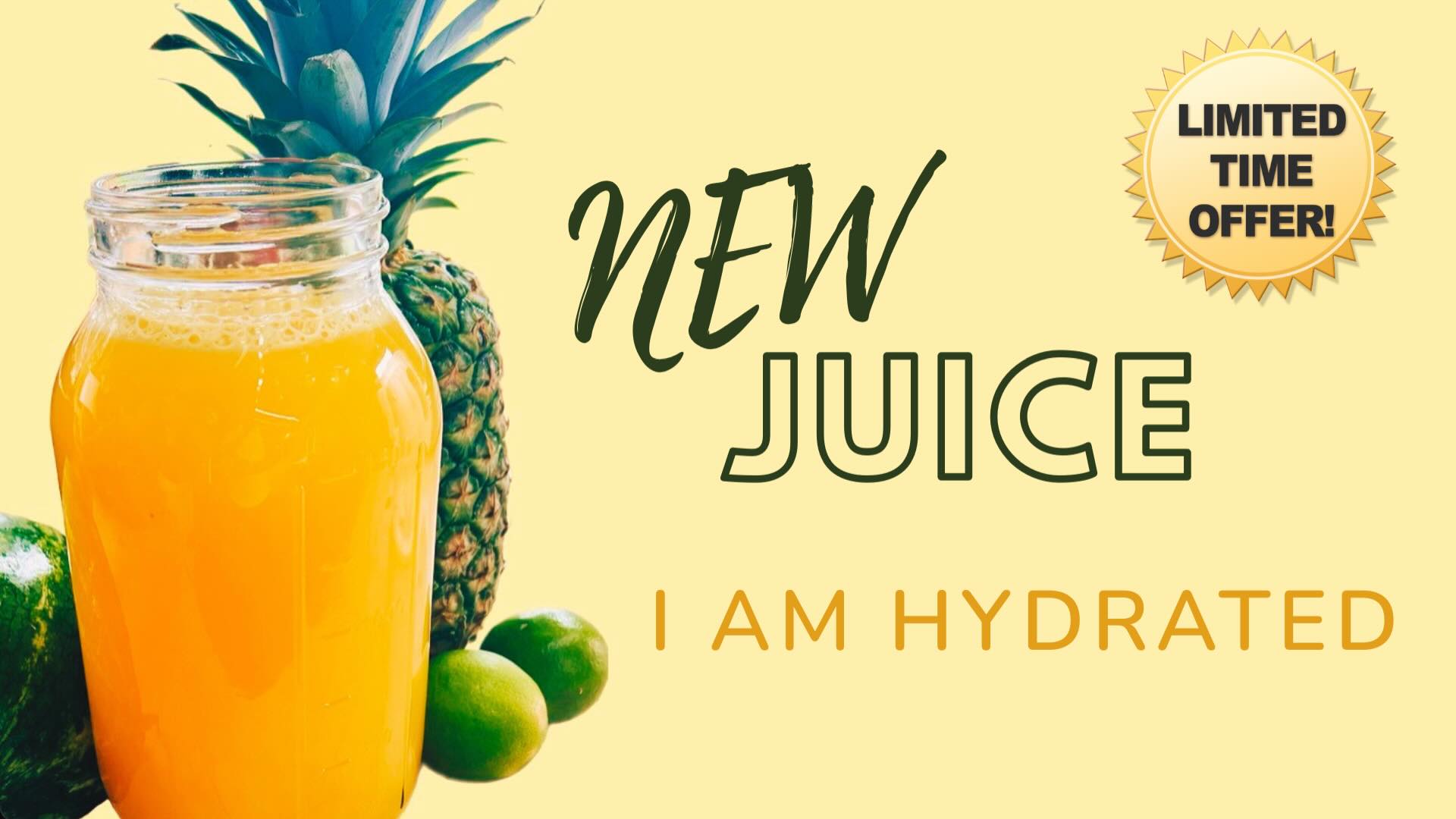 Swing by Zing and come get this Watermelon Juice! #Iamhydrated only available during the summer months!