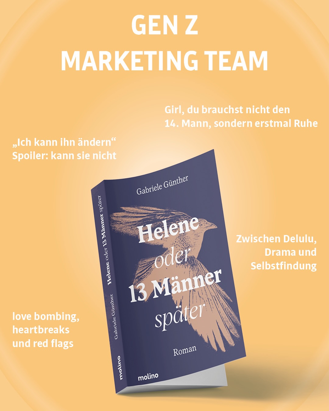 Aber in einem Punkt sind wir uns einig:
„Helene oder 13 Männer später“ gehört auf jede Leseliste, ganz egal, welcher Generation ihr angehört.
#books #marketing #genz #millenial #fyp