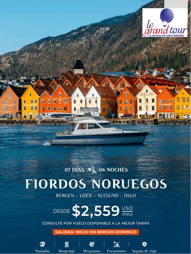 Navega entre montañas majestuosas y cascadas de cuento. 🚢 El viaje de tus sueños te espera en Noruega. 🌲
#FiordosNoruegos #ViajarEsVivir #DestinosIncreibles