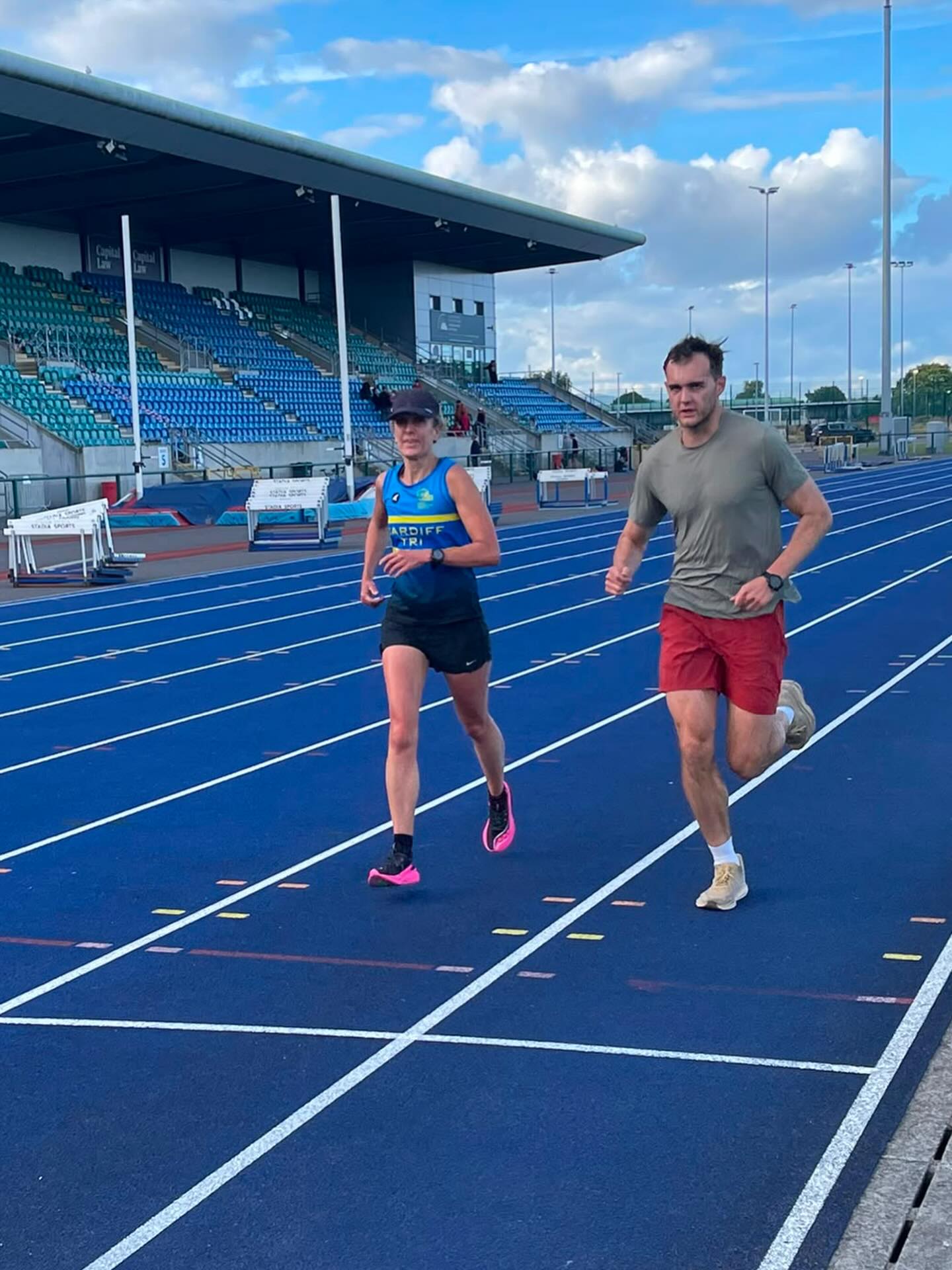 TRACK WEDNESDAYS are in full flow this summer ๐๐ฝโโ๏ธ ๐จ ๐ฅ
Thanks to coach @jenny.slocombe.3 for the quality session and even organising for the rain to hold off ๐
Thanks to all who came along!! See you next week ๐ช๐ผ๐ฅ
๐ค๐๐
#cardifftriathletes #tracksession #runcoaching #triathlontraining
