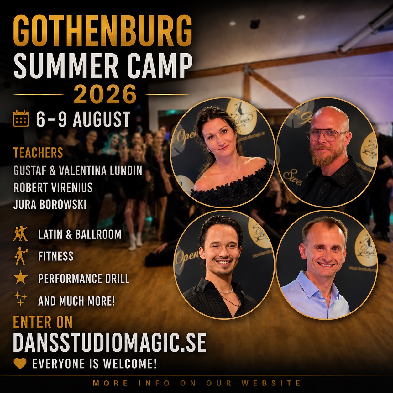 Gothenburg Summer Camp 2026!
6-9th August #summercamp #dance #ballroom #latin #bästa