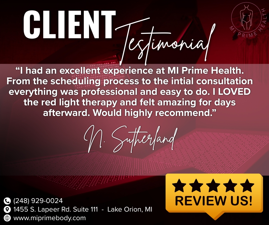 At MI Prime Health, our mission has always been simple: help people feel better, regain confidence in their health, and achieve results they may have thought were out of reach. Whether someone comes to us looking for more energy, weight loss support, hormone optimization, wellness guidance, or a personalized health plan, we're honored to be part of their journey.
We want to extend a sincere thank you to everyone who has shared their experience through a review, recommendation, or referral. Your feedback means so much to our team because it represents real people making real progress. It also helps others who may be struggling with low energy, stalled results, or health concerns feel more comfortable taking that first step toward getting help.
If you've worked with MI Prime Health and had a positive experience, we would greatly appreciate you taking a few moments to leave us a review. Your story may be exactly what someone else needs to hear as they begin their own health and wellness journey.
Thank you for your trust, your support, and for allowing us to help you become the healthiest version of yourself.
#MIPrimeHealth #CustomerReviews #HealthAndWellness #FeelYourBest #WellnessJourney