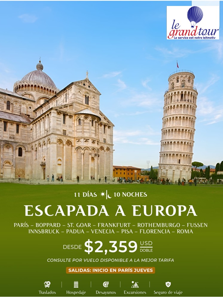 ¿Listo para perderte en las calles de tus sueños? ✈️ Europa te espera, reserva hoy tu próxima aventura. 🌍
#ViajeAEuropa #EuroTrip #Viajeros