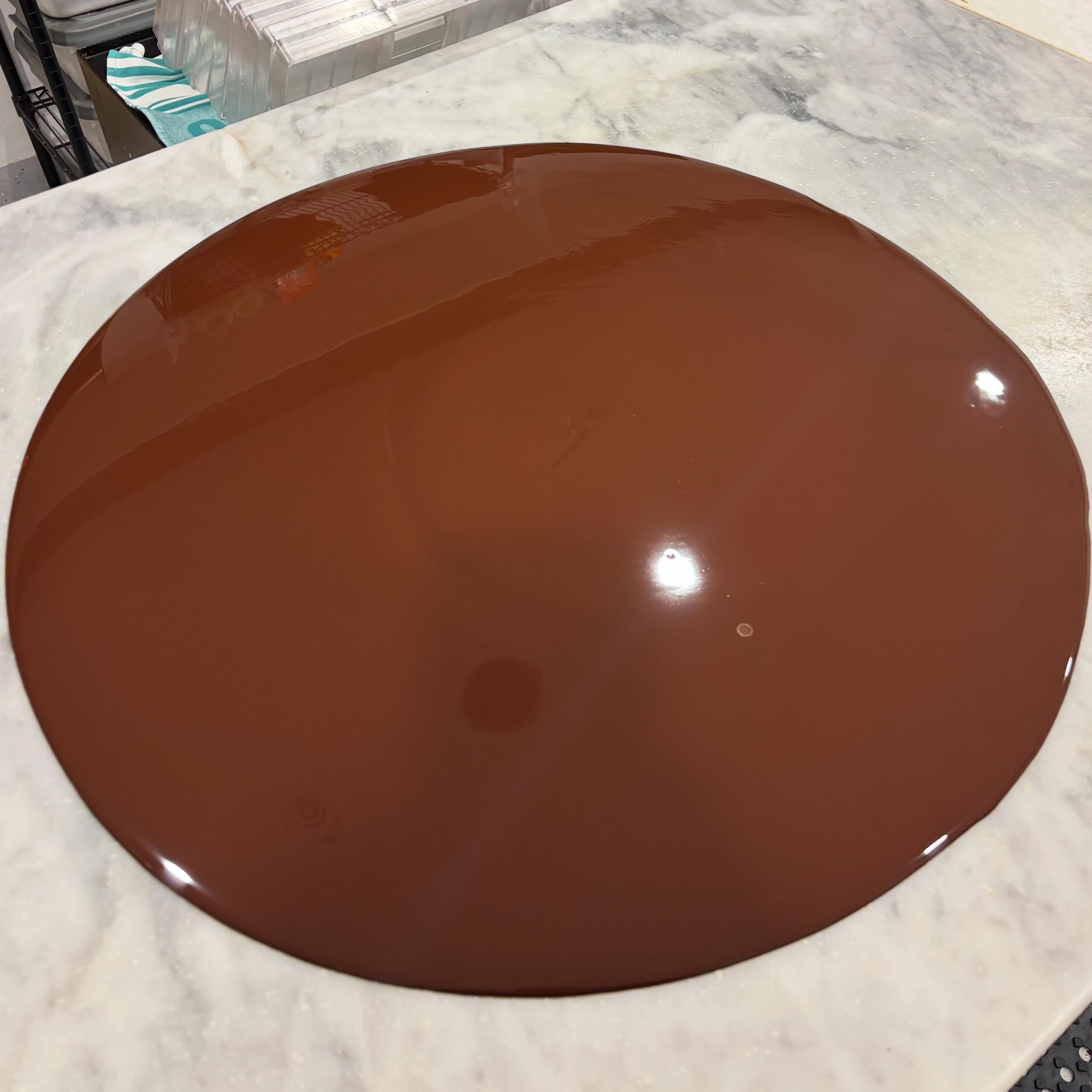 100% pure Dominican Republic chocolate on the slab yesterday ready for tempering… becoming quite popular this one… no sugar, no dairy, no gluten just packed full of flavour.