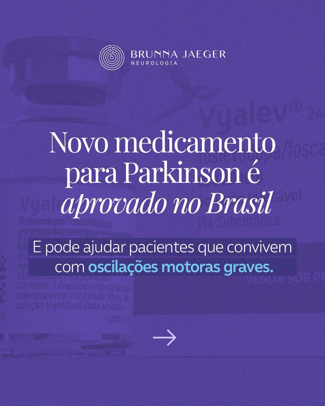 A Anvisa aprovou o Vyalev®️, um medicamento indicado para pacientes com Parkinson avançado que apresentam oscilações motoras ao longo do dia.
O novo tratamento utiliza uma infusão contínua de foslevodopa e foscarbidopa, buscando manter níveis mais estáveis de dopamina ao longo do dia e reduzir essas variações.
⚠️ É importante lembrar que nem todos os pacientes com Parkinson são candidatos a essa terapia. A indicação depende da avaliação individualizada feita pelo neurologista.
Mas cada avanço terapêutico representa mais possibilidades de cuidado e mais qualidade de vida para quem convive com a doença.
#Parkinson
#DoençaDeParkinson
#Neurologia
#SaúdeCerebral
#Dopamina