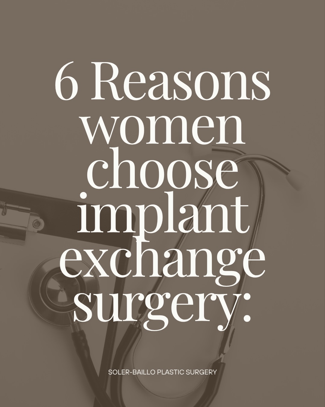 🧡 Breast implants aren’t meant to last forever - and for many women, implant exchange becomes part of their long-term breast journey.
From rupture or deflation to changes in personal preference, there are many reasons women choose to replace their implants.
If you’ve had your implants for years or are noticing changes, it may be time for a consultation.
🩺 Soler-Baillo Plastic Surgery
🌴 Coral Gables, Florida
📥 drsolerinfo@resultsmd.com
#BreastImplantExchange #ImplantExchangeMiami #ImplantConcerns #RupturedImplantTreatment #CapsularContractureSurgeon