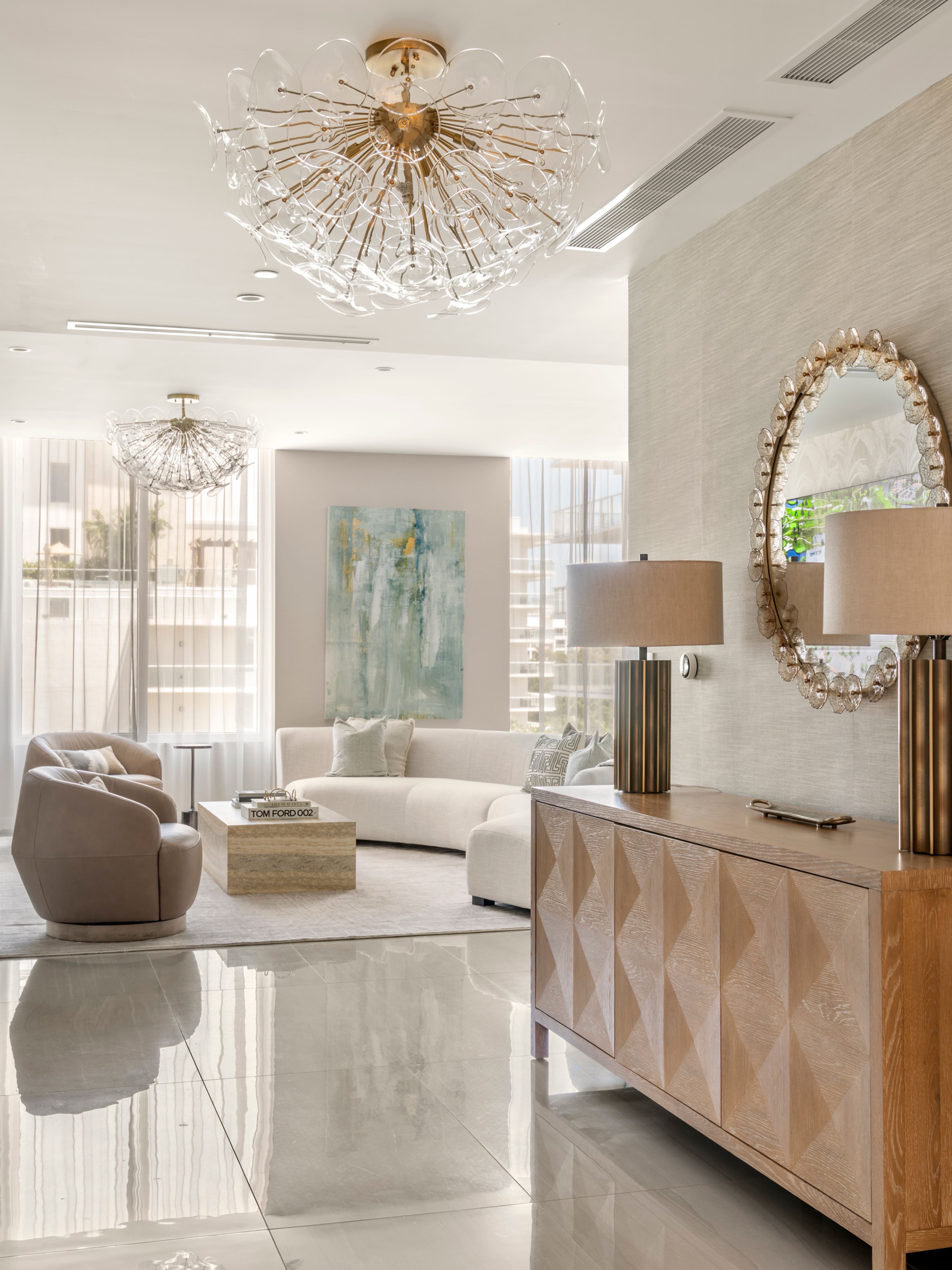 Effortless elegance is often found in the details.
From the sculptural glass chandeliers to the soft, organic silhouettes and layered textures, every element in this space was thoughtfully selected to create a sense of warmth, sophistication, and balance.
Our goal is always to help buyers envision not just a beautiful home, but a beautiful lifestyle.
✨ Luxury Home Staging & Interior Design
📍 South Florida
#REHInteriors #LuxuryStaging #LuxuryRealEstate #ModernLuxury #stagedtosell