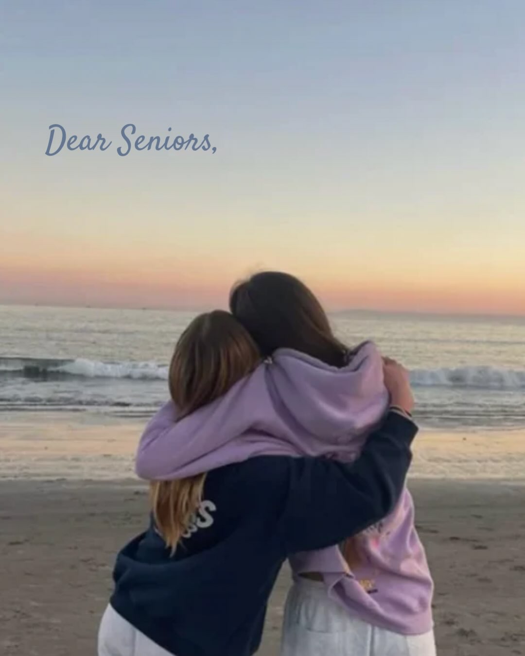 SO much love for our seniors! here are letters from a few of their littles!๐๐