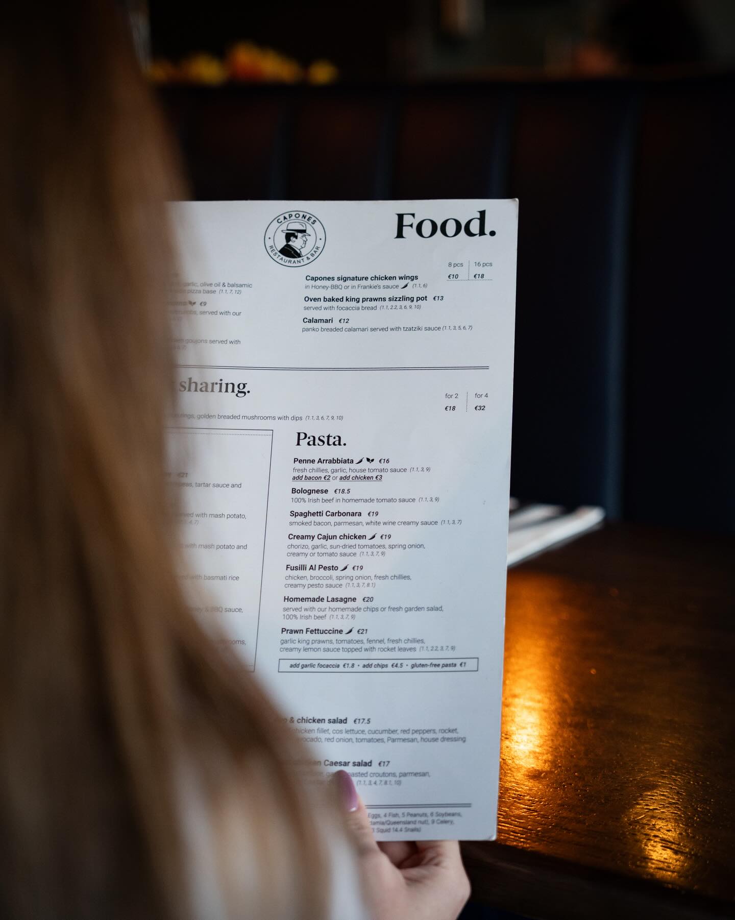 The evening starts here, menu in hand and plenty of delicious decisions to make 🍽️✨
#CaponesGalway #DinnerTime #MenuMoments #GalwayEats #foodlovers